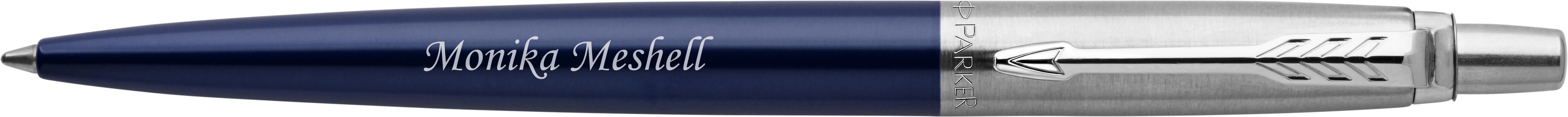 Vue 3 de Parker Jotter Core stylo bille | Acier inoxydable