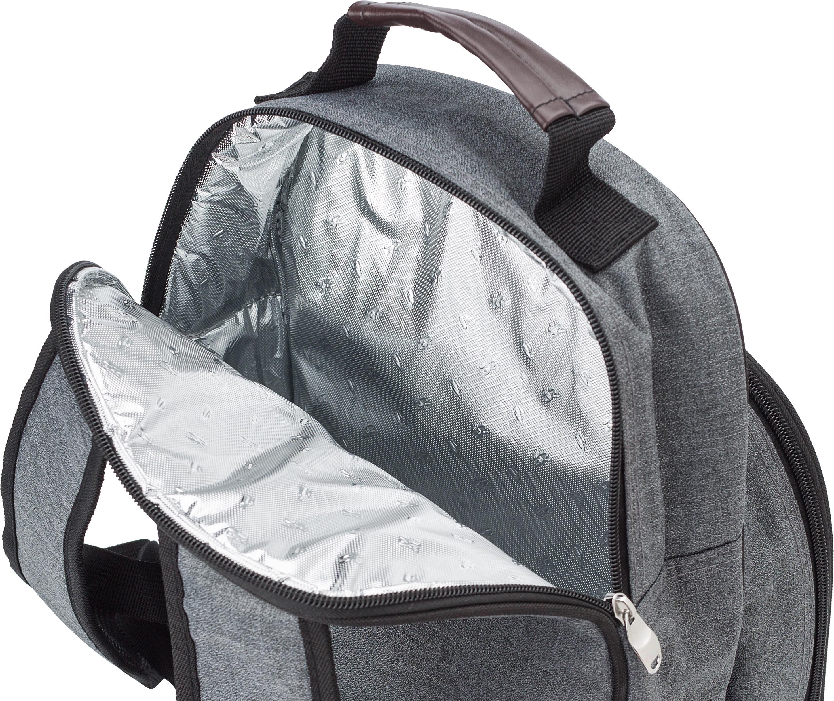 Vue 4 de Sac à dos pique-nique Jolie | Polycanvas | 2 personnes
