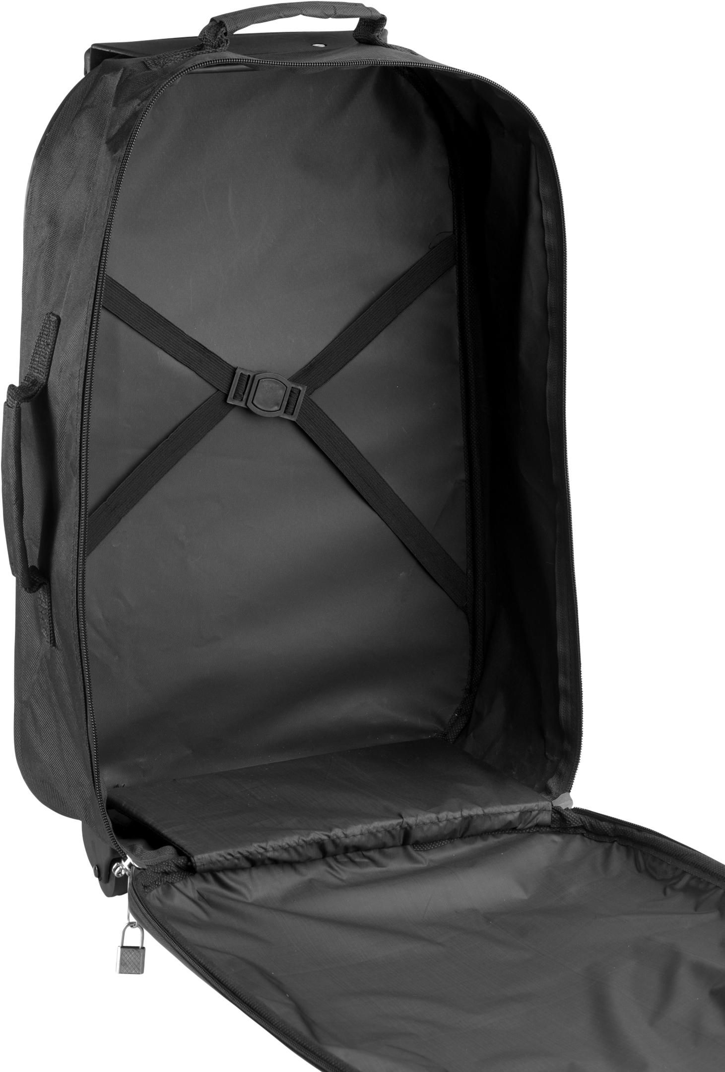 Vue 5 de Sac de voyage à roulettes Jordana | Polyester 600D | Pliable | 20 l