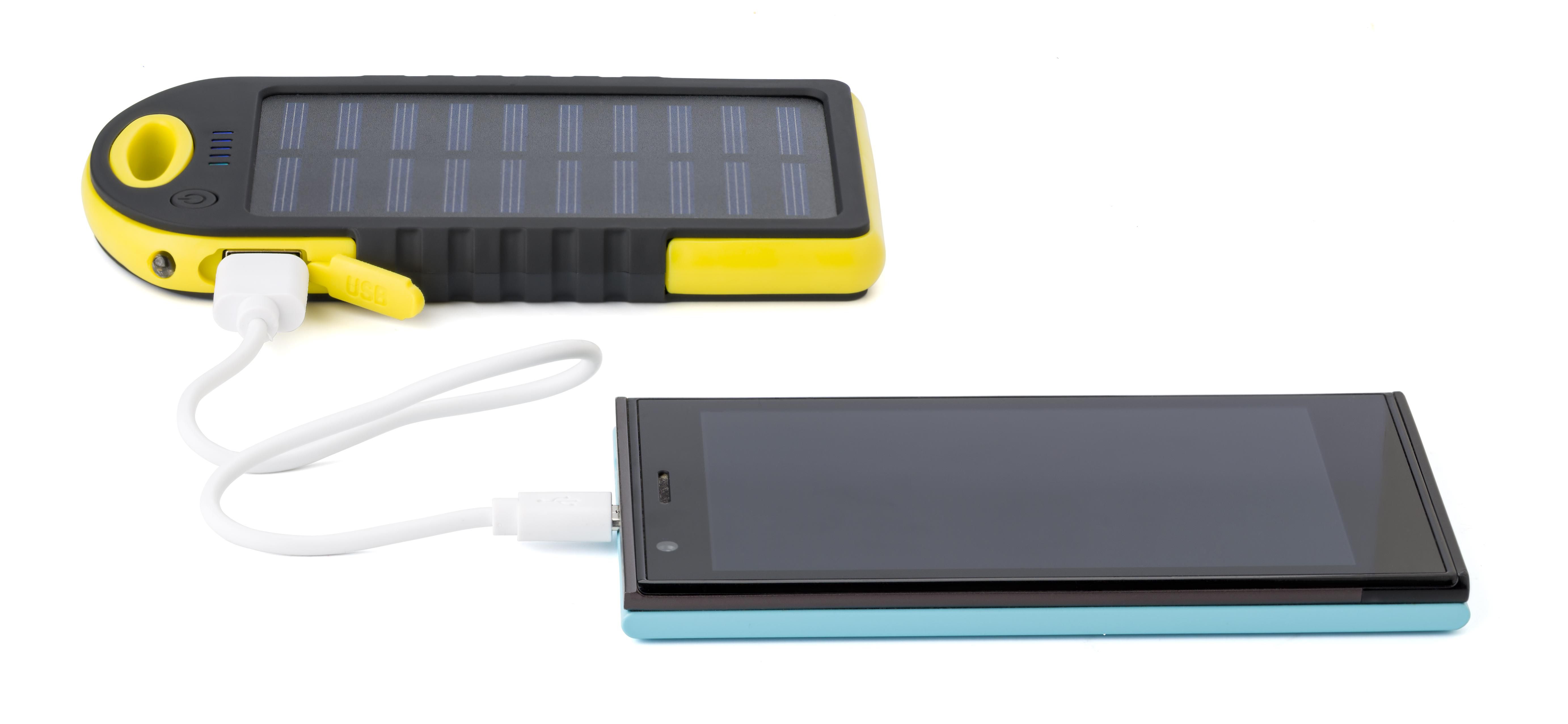 Vue 3 de Power bank Aurora | Solaire | 4 000 mAh