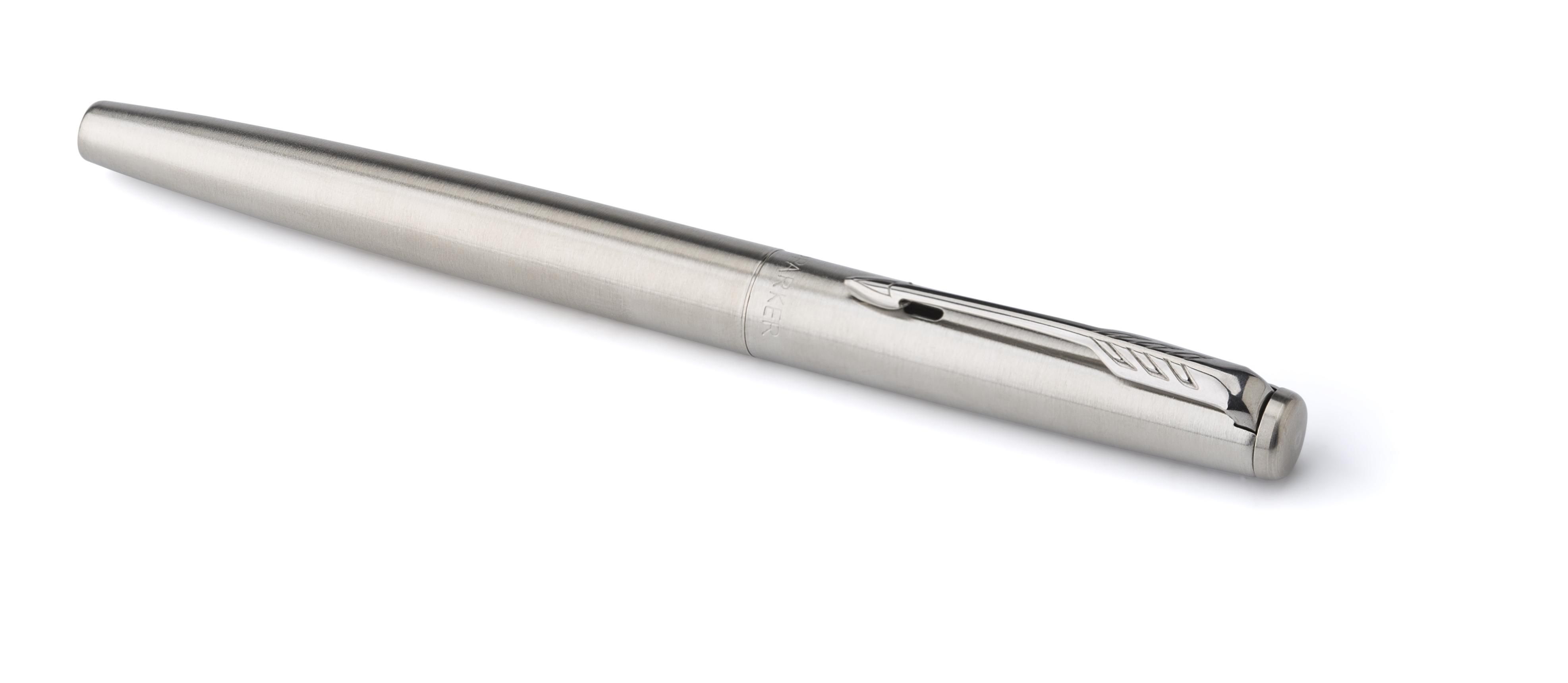 Vue 3 de Parker Jotter Core stylo plume | Acier inoxydable