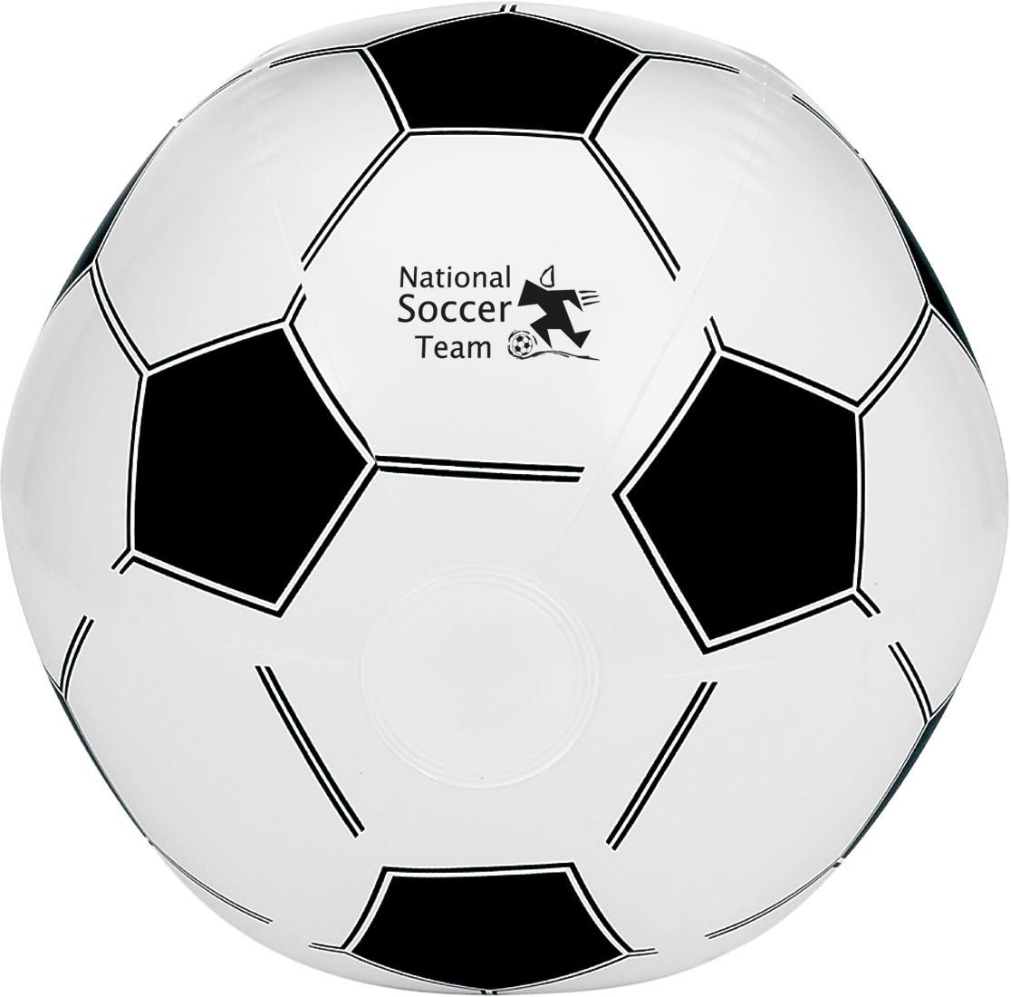 Vue 3 de Ballon de football Norman | Gonflable