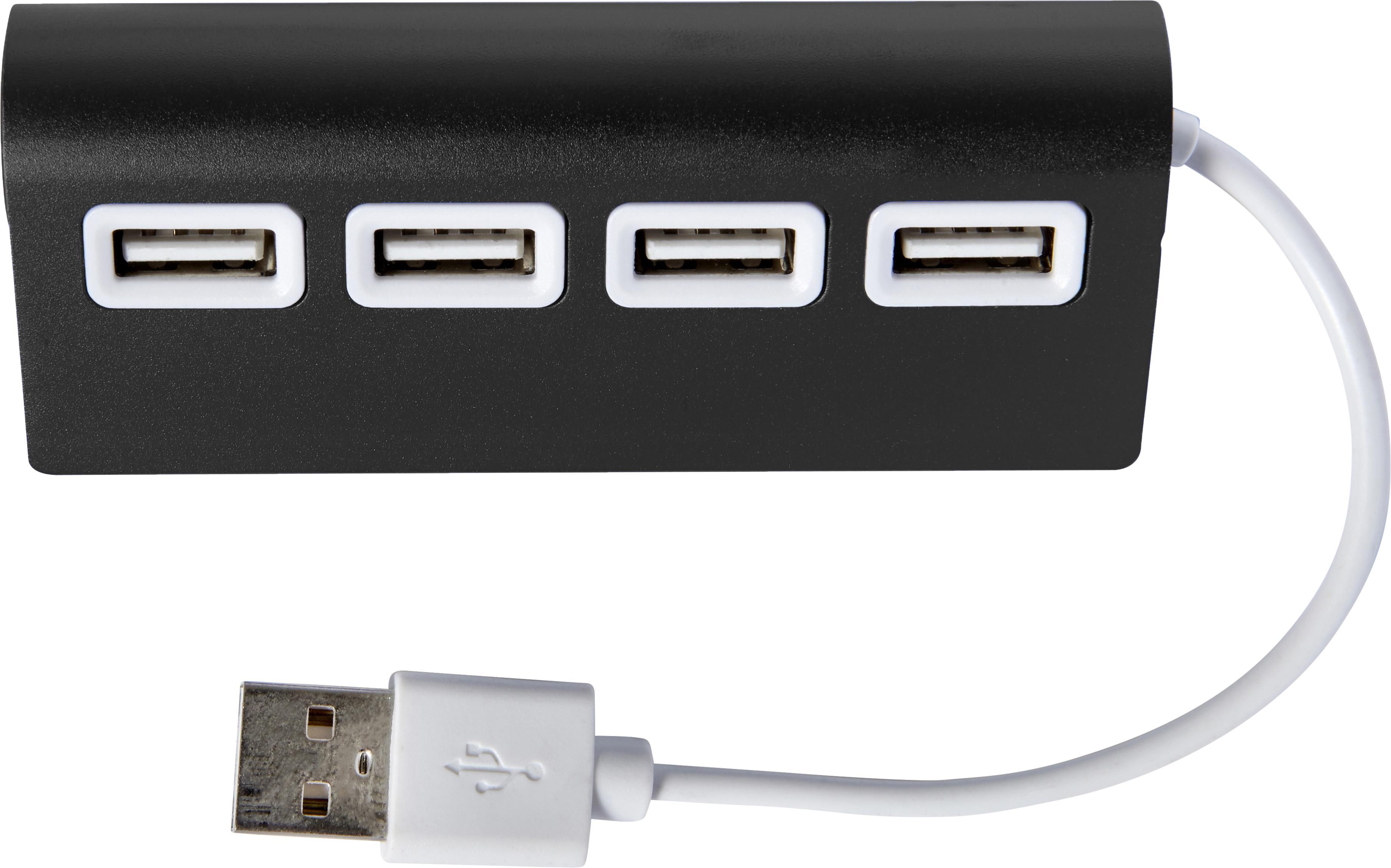 Hub USB Leo | Aluminium | 4 ports