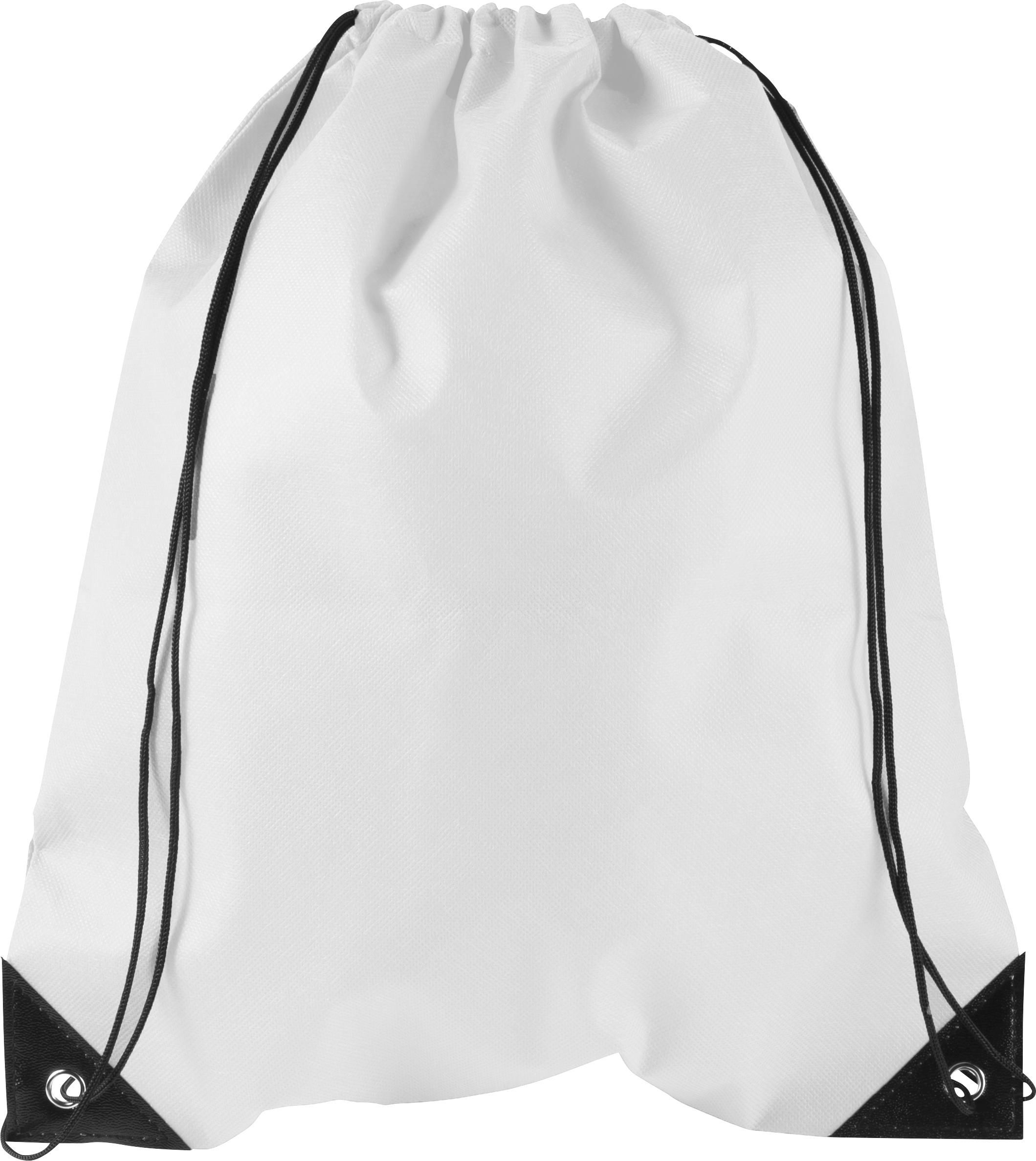 Vue 2 de Sac à cordon Nathalie | Non-tissé | 5 l