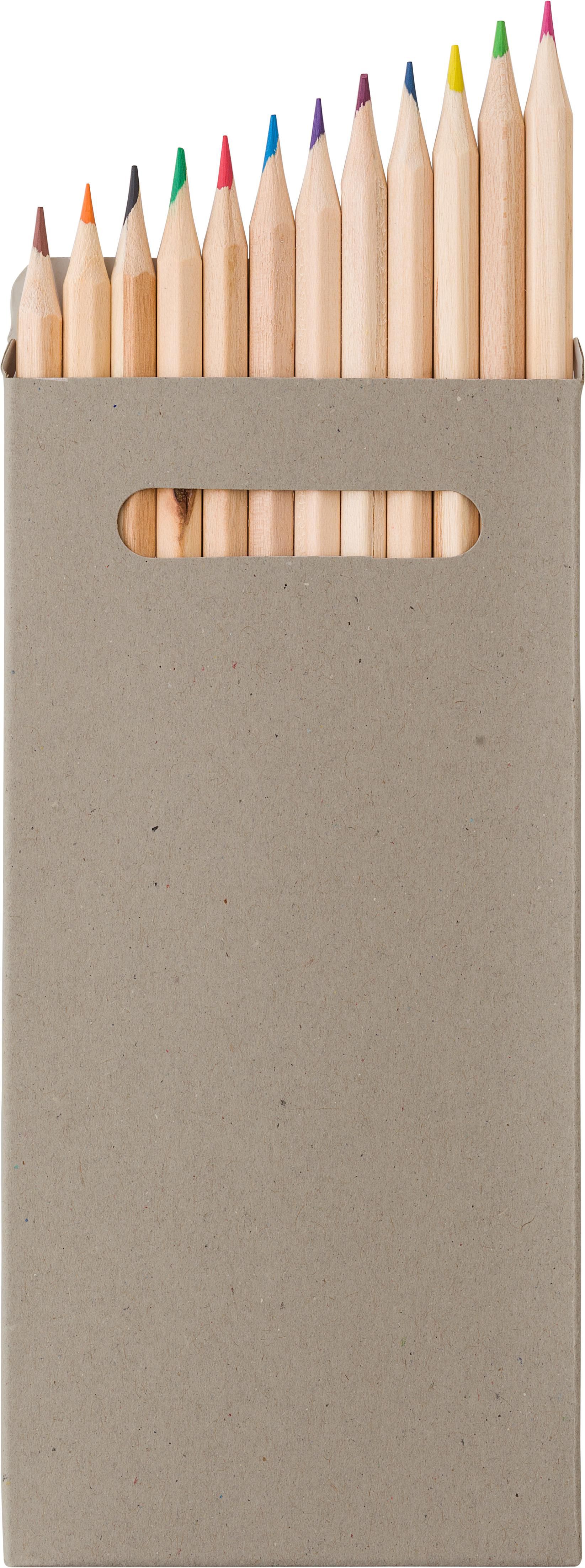 Set de crayons Nina | Bois | 12 pcs