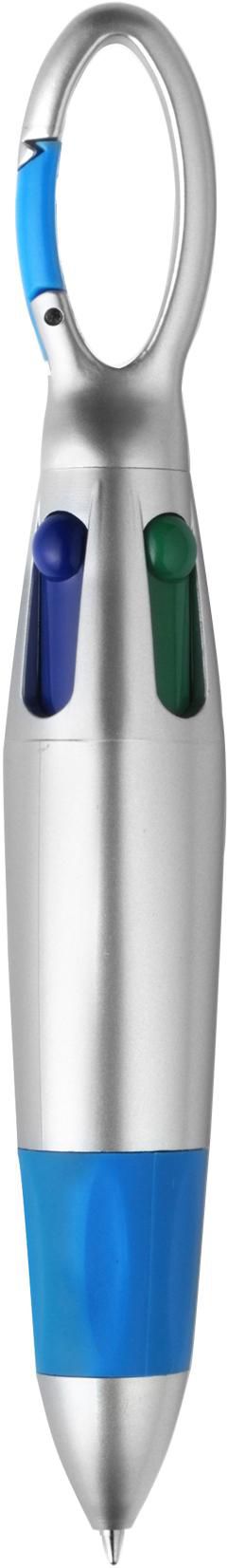 Vue 2 de Stylo bille Marvin | Plastique | 4 couleurs d'encre