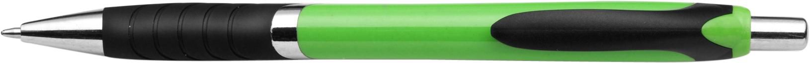 Vue 3 de Stylo bille Thiago | Grip en caoutchouc