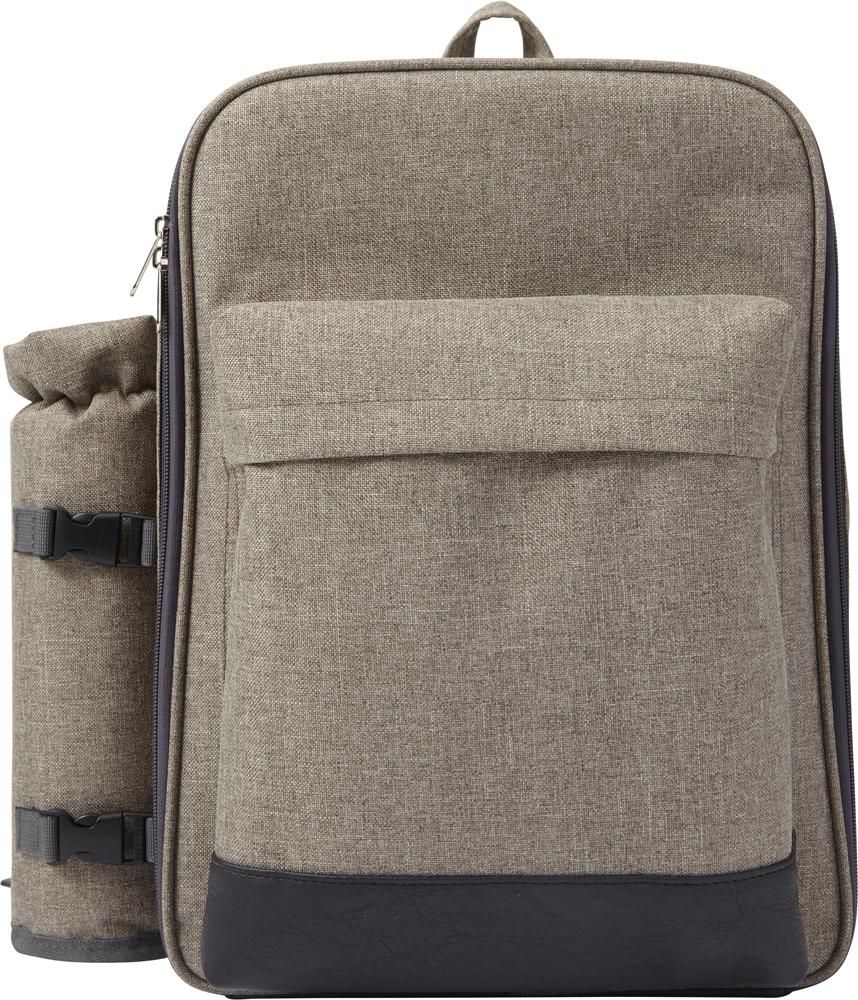 Vue 4 de Sac à dos de pique-nique Allison | Polyester | 4 personnes