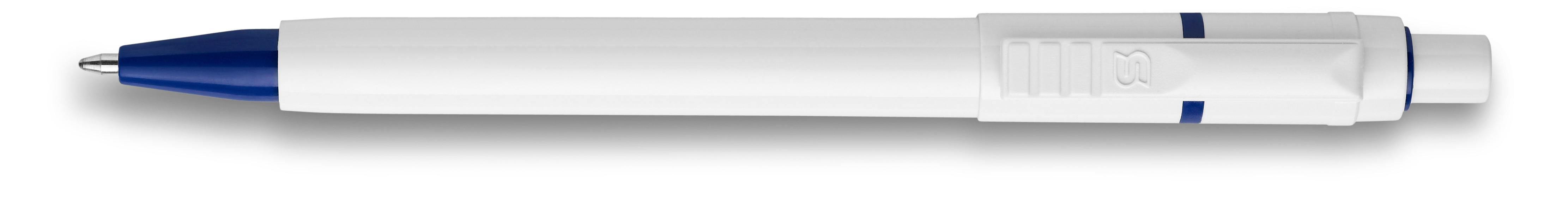 Vue 2 de Stilolinea Baron stylo bille | Pointe et bague colorées