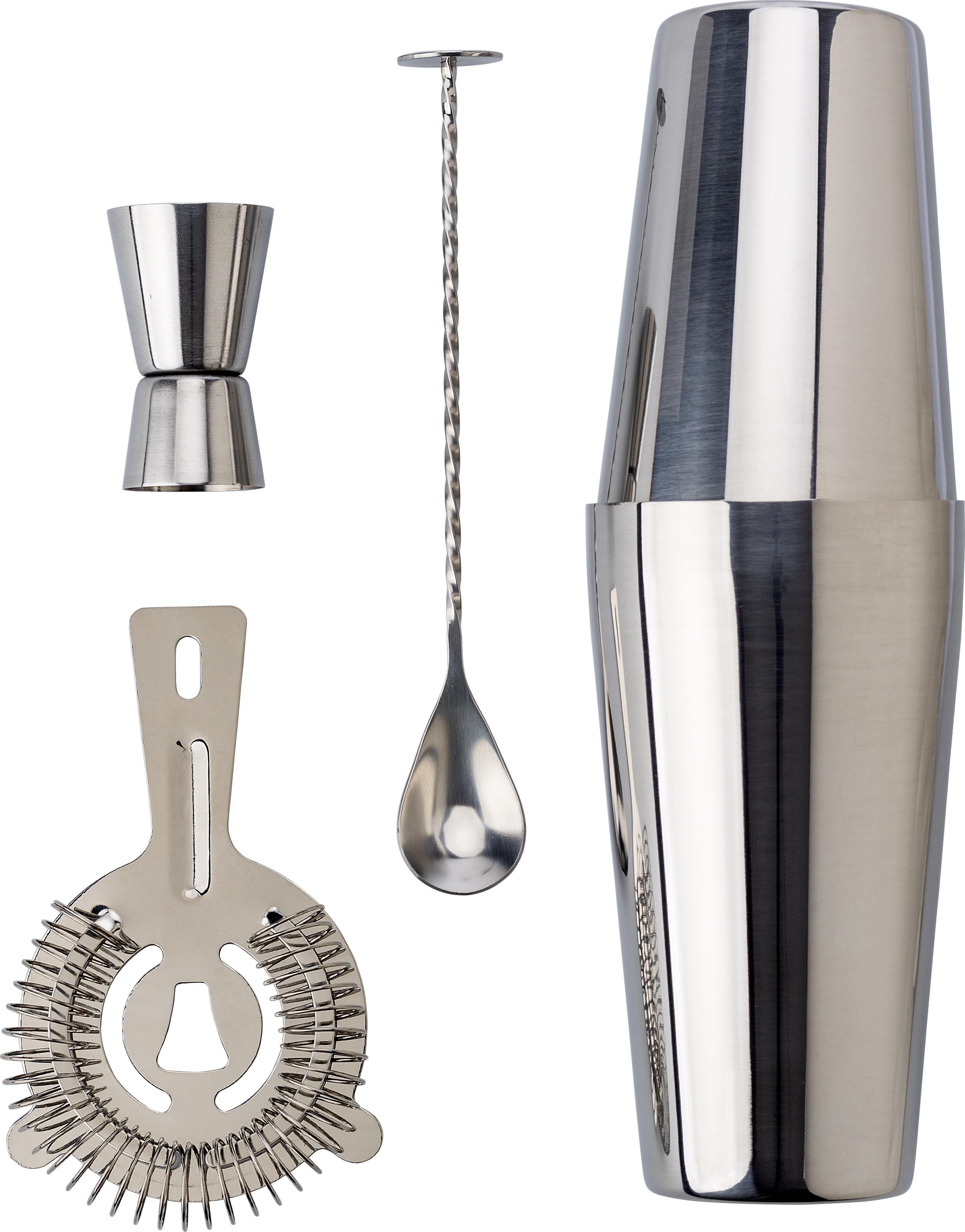 Set cocktail Tatiana | Inox | 4 pcs