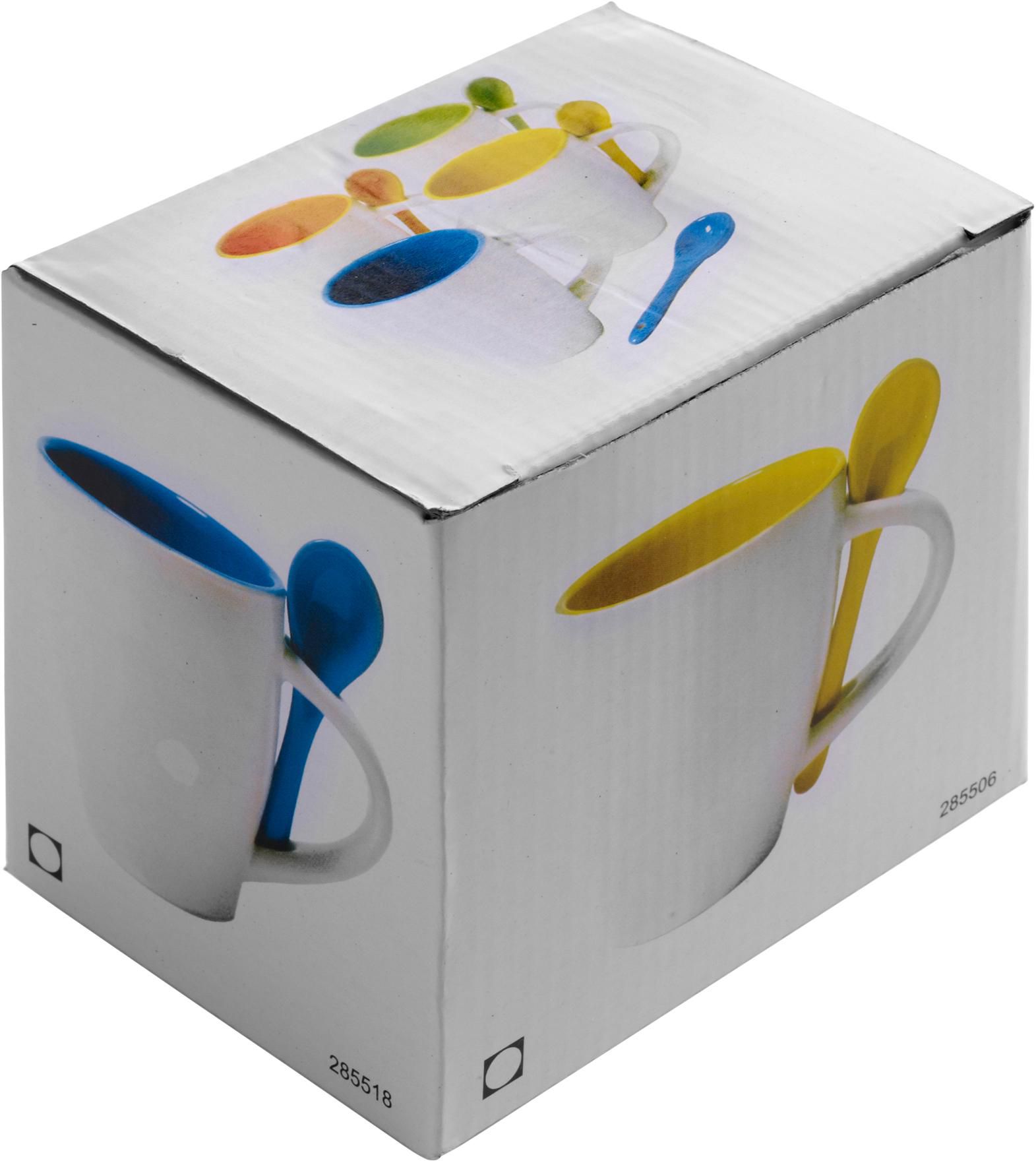 Vue 4 de Mug Eduardo | 300 ml | Avec cuillère
