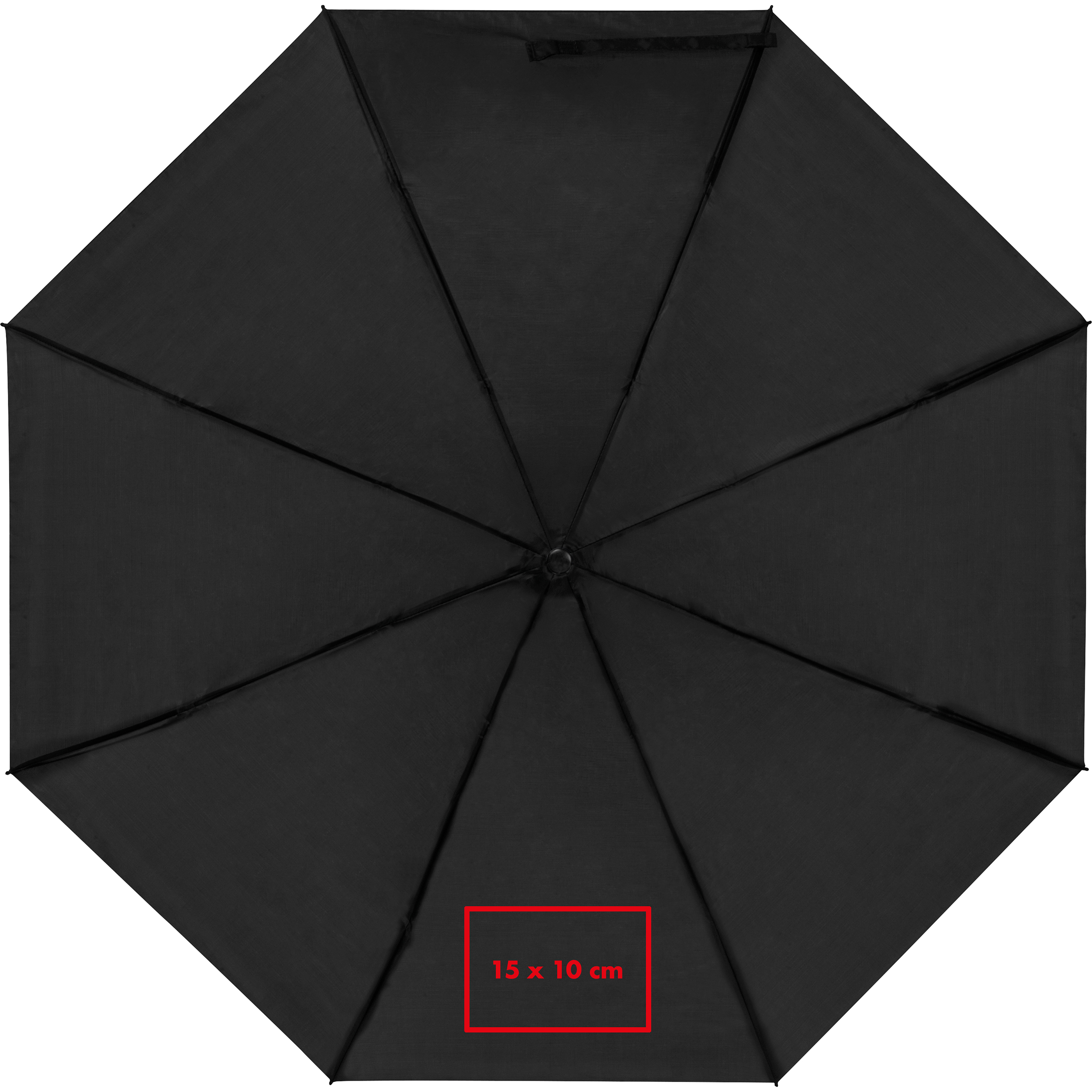 Vue 8 de Parapluie de poche en RPET Northampton
