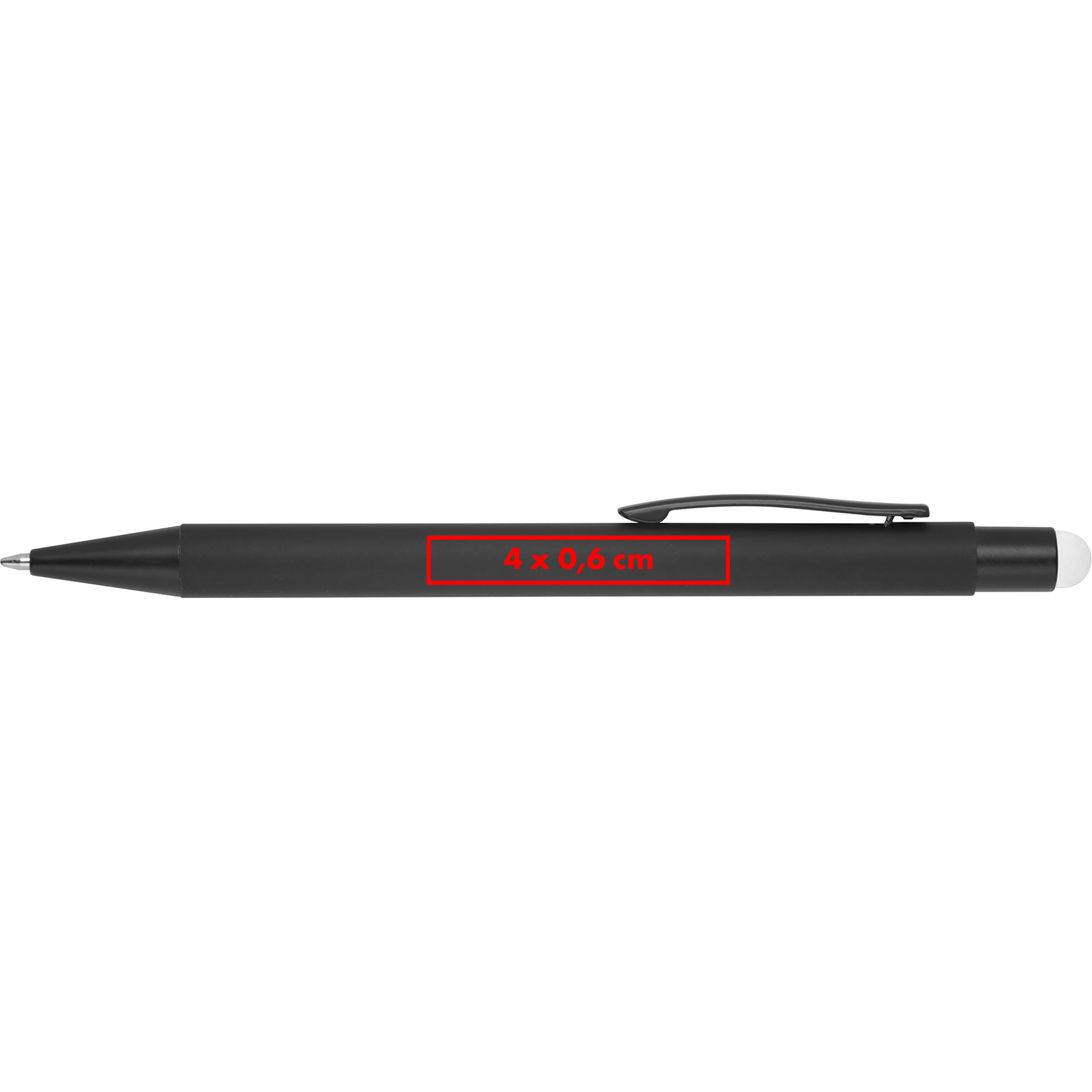 Vue 4 de Stylo à bille en aluminium avec fonction tactile Ohara