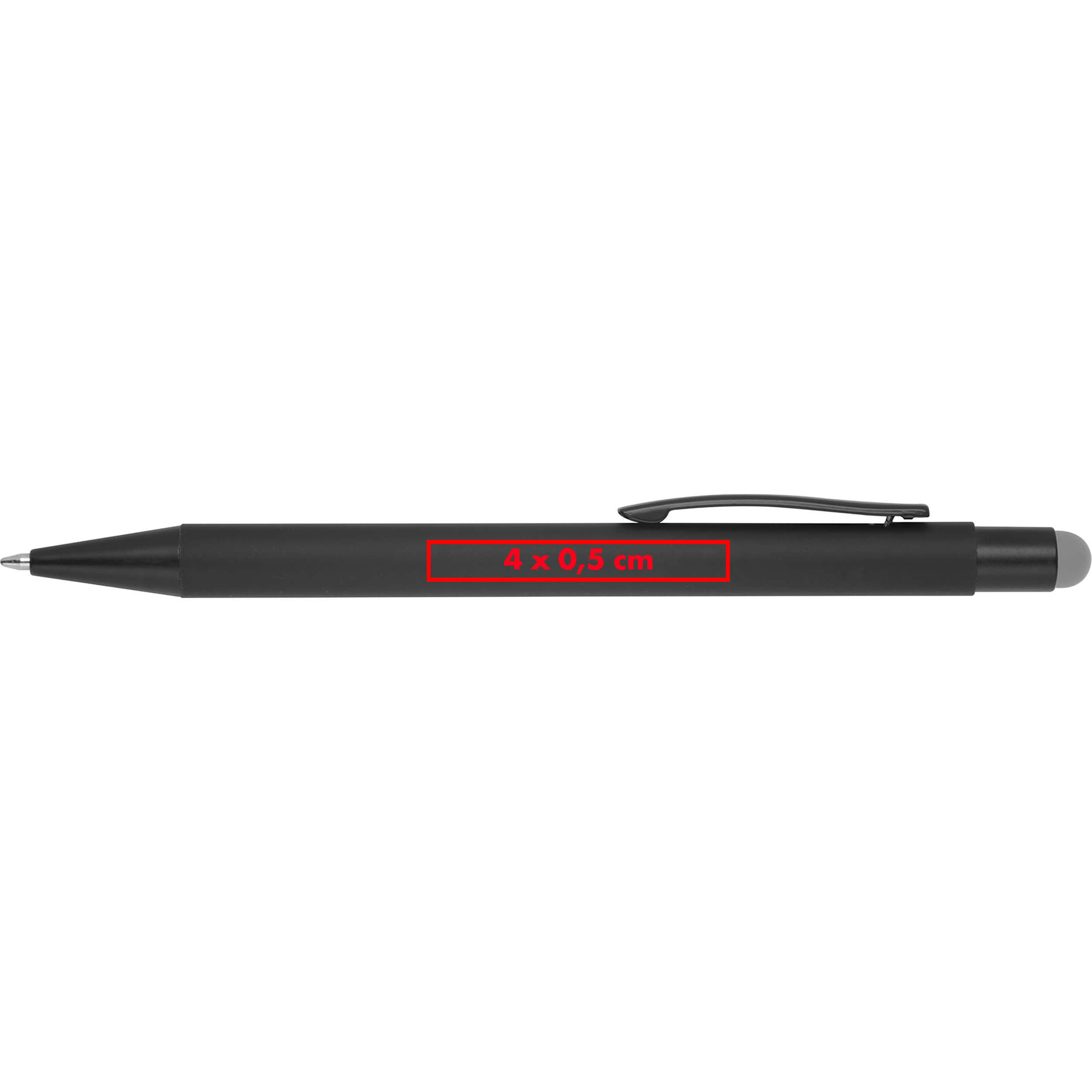 Vue 20 de Stylo à bille en aluminium avec fonction tactile Ohara