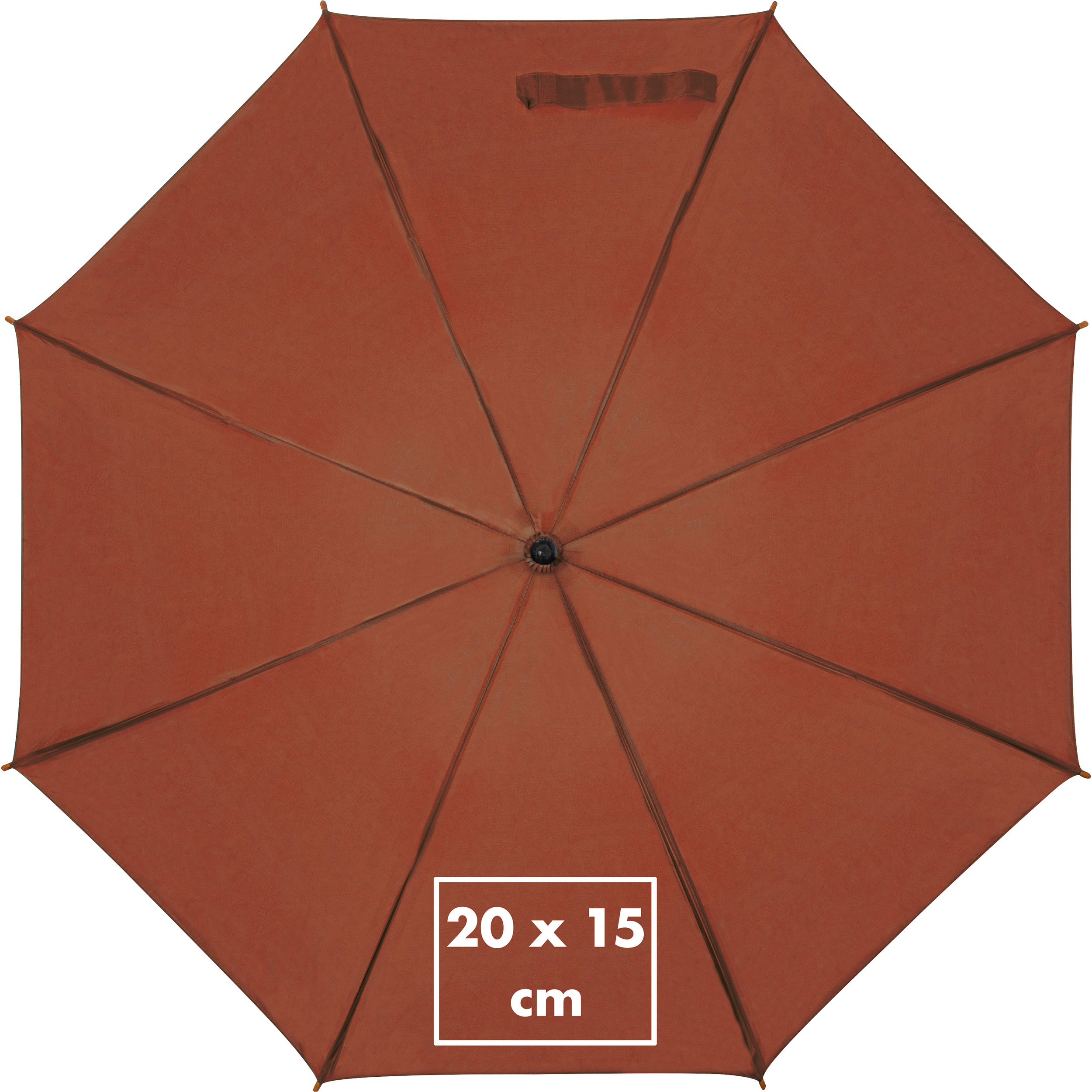 Vue 7 de Parapluie automatique en bois Nancy