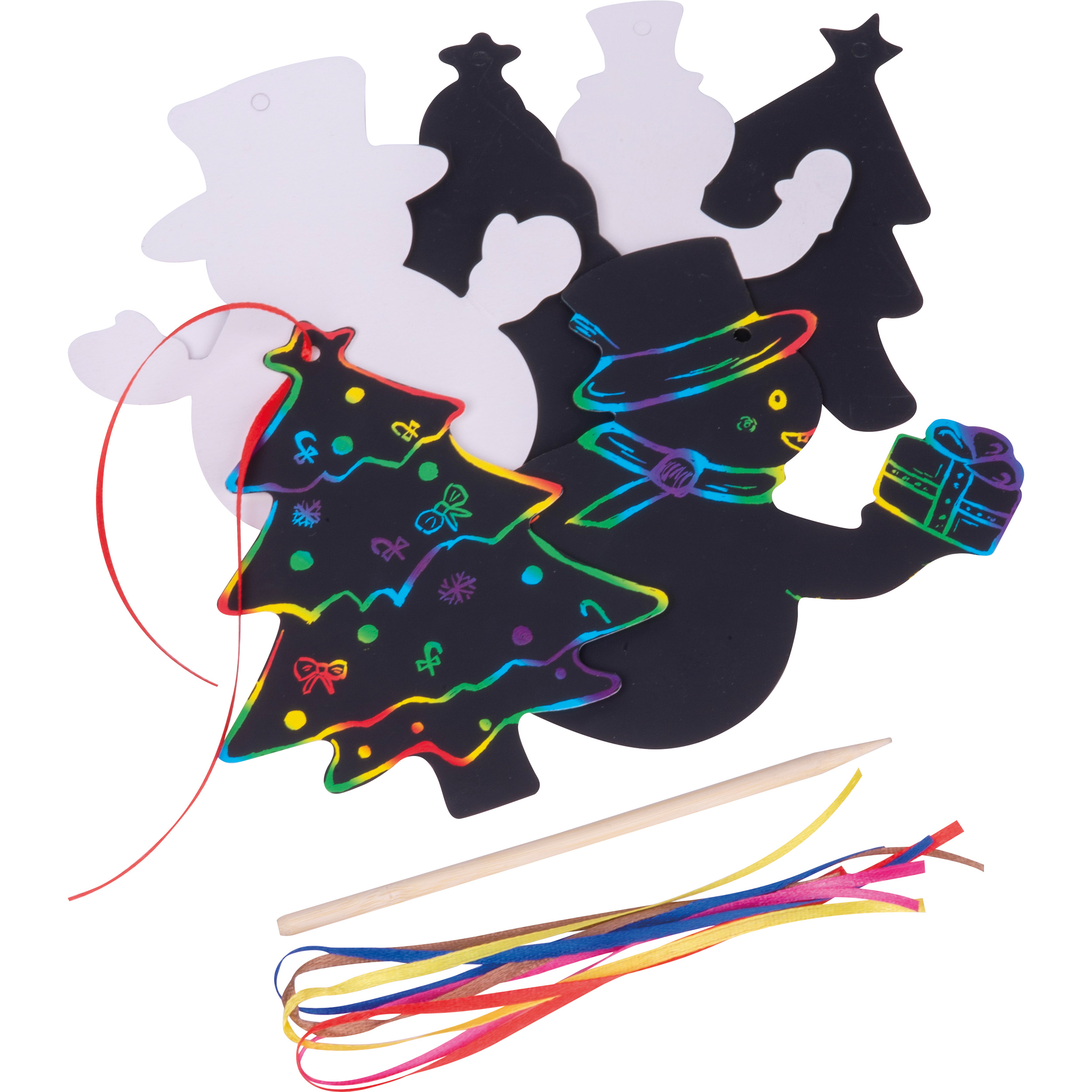 Vue 2 de Pendentif de Noël à gratter South Pole