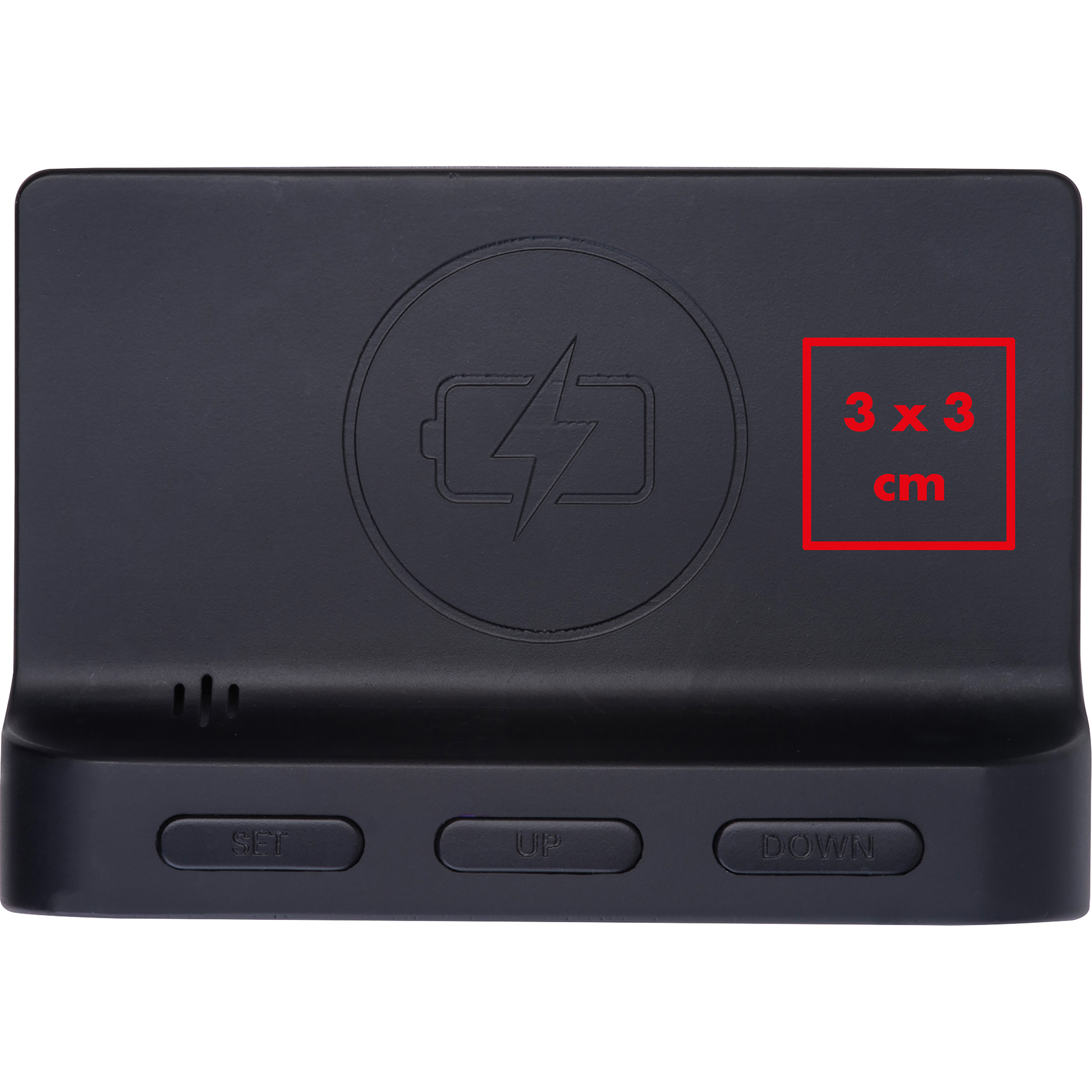 Vue 4 de Réveil et Wireless charger Adelaine