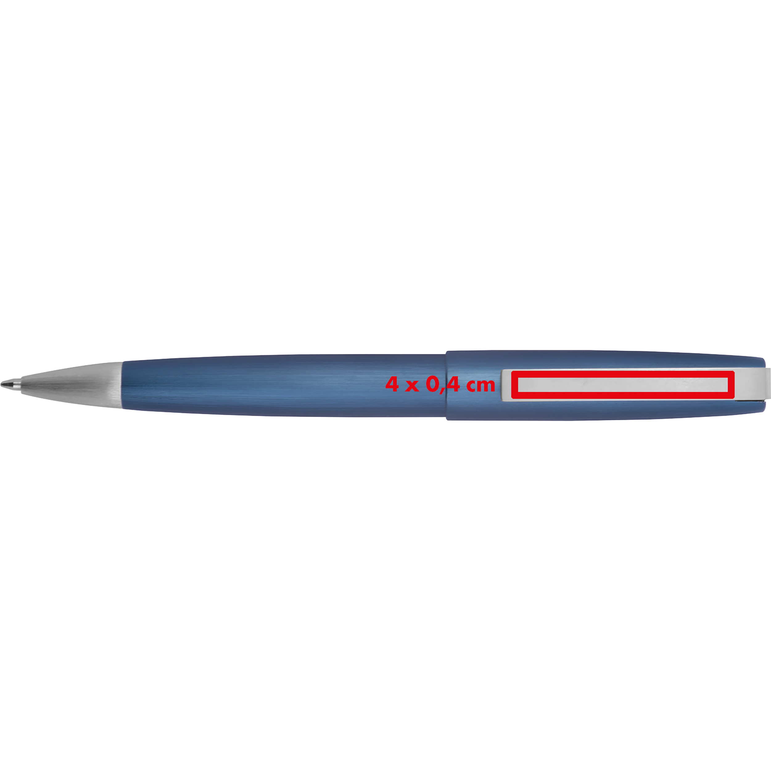 Vue 4 de MoLu Stylo à bille métallique Des Moines