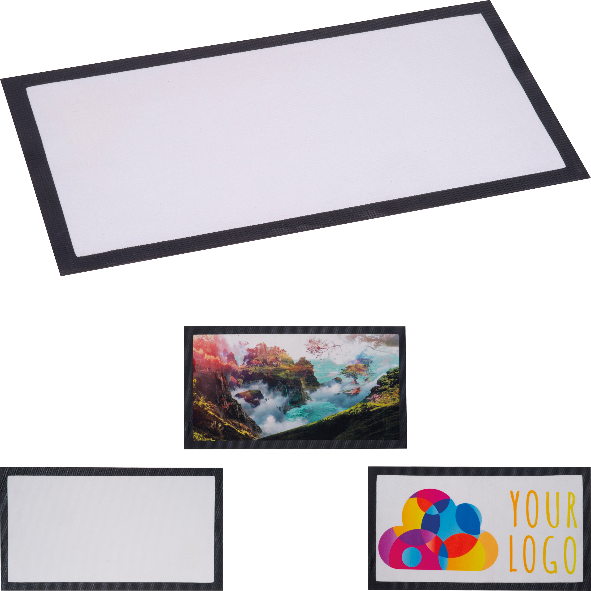 Tapis de bar à sublimation Paisley