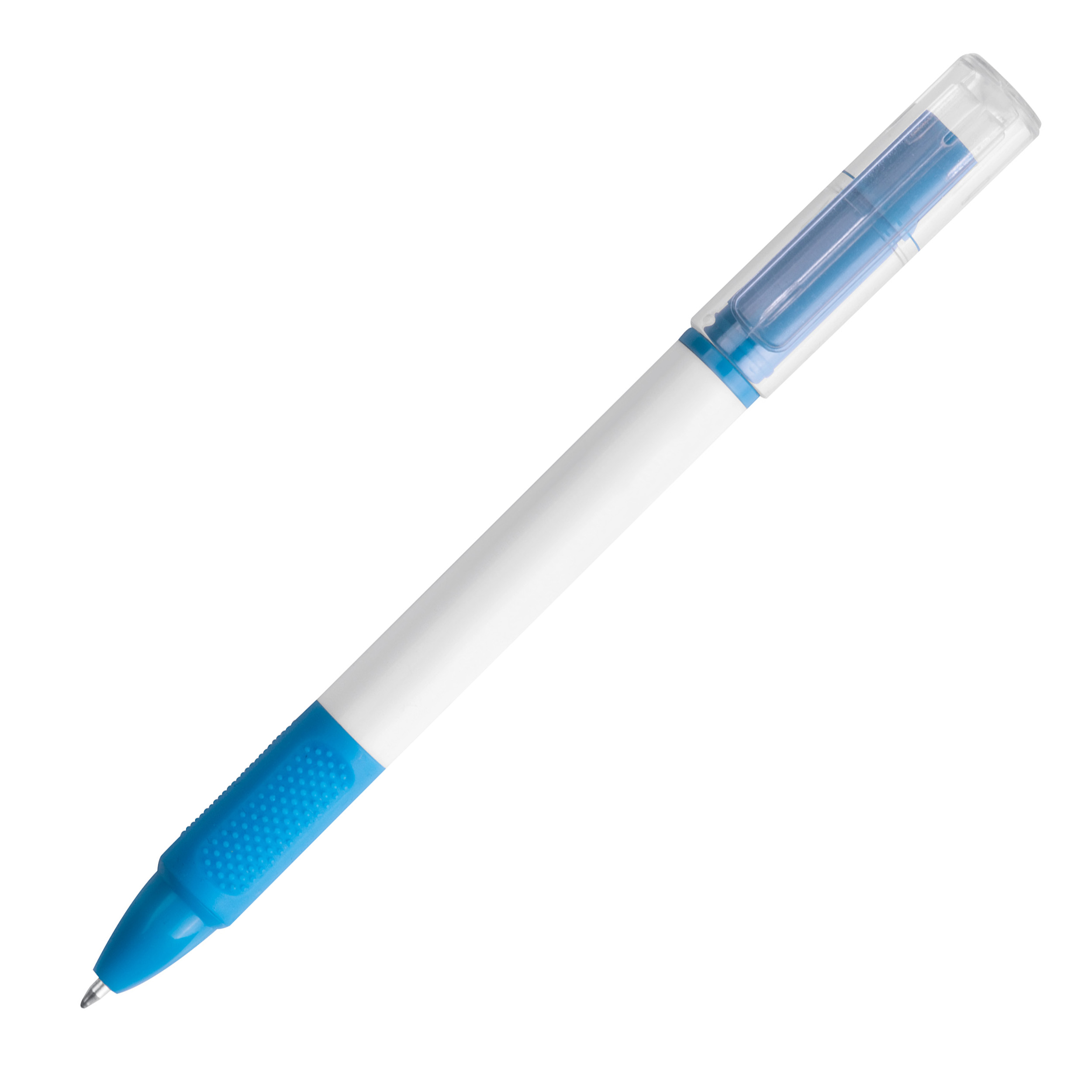 Vue 3 de Stylo à bille avec surligneur Lens