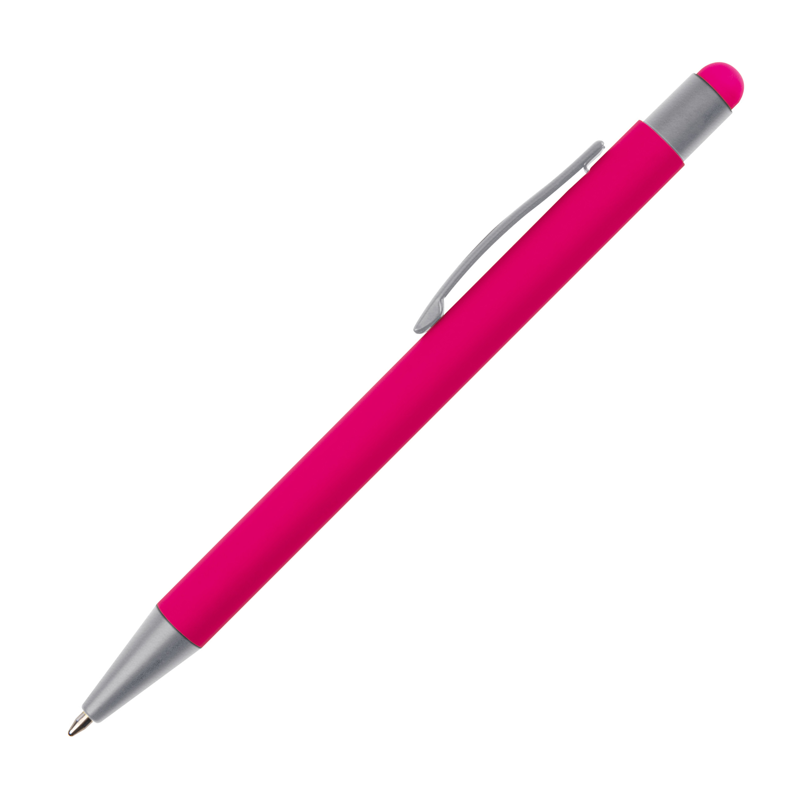 Vue 34 de Stylo à bille en métal avec stylet Rio