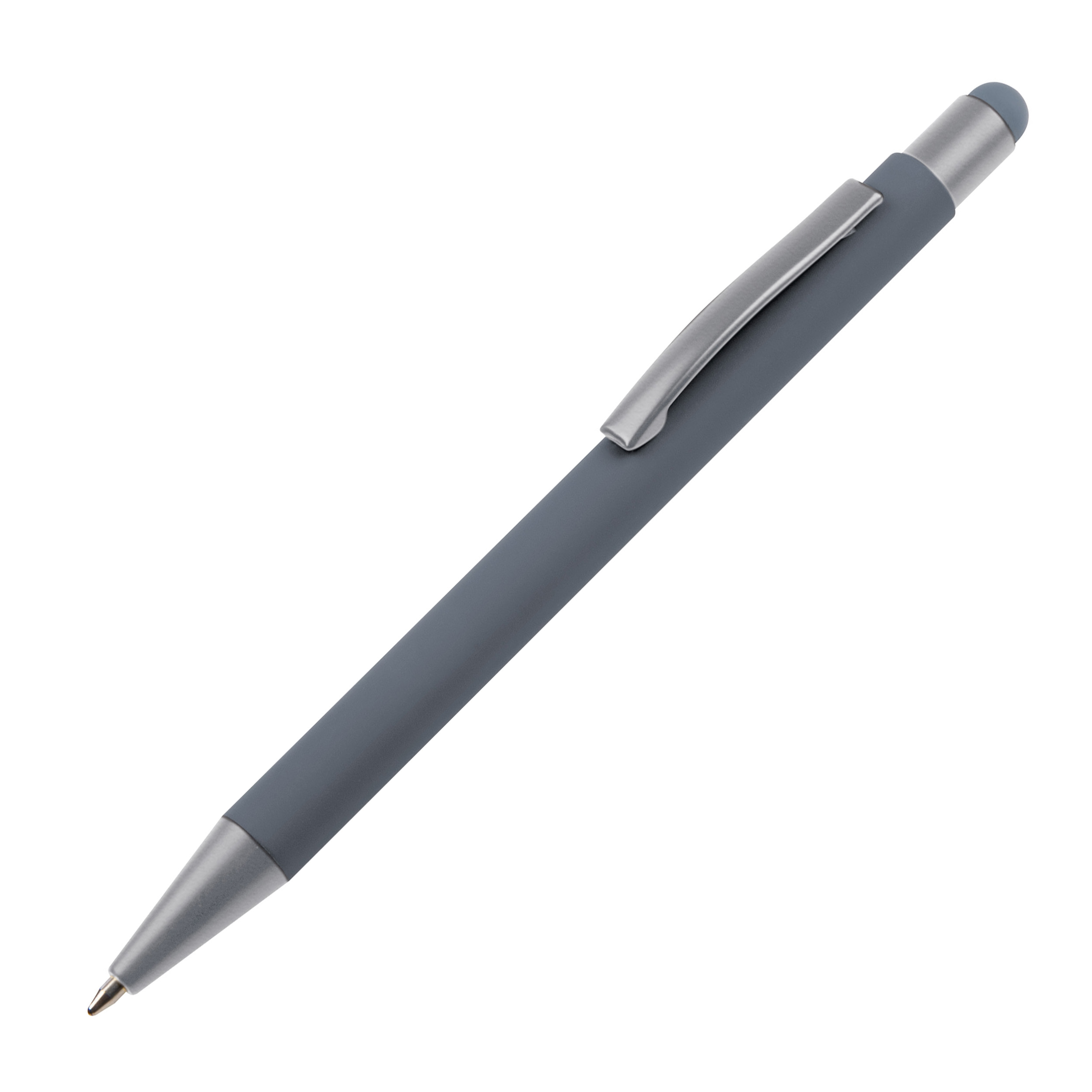 Stylo à bille en métal avec stylet Rio
