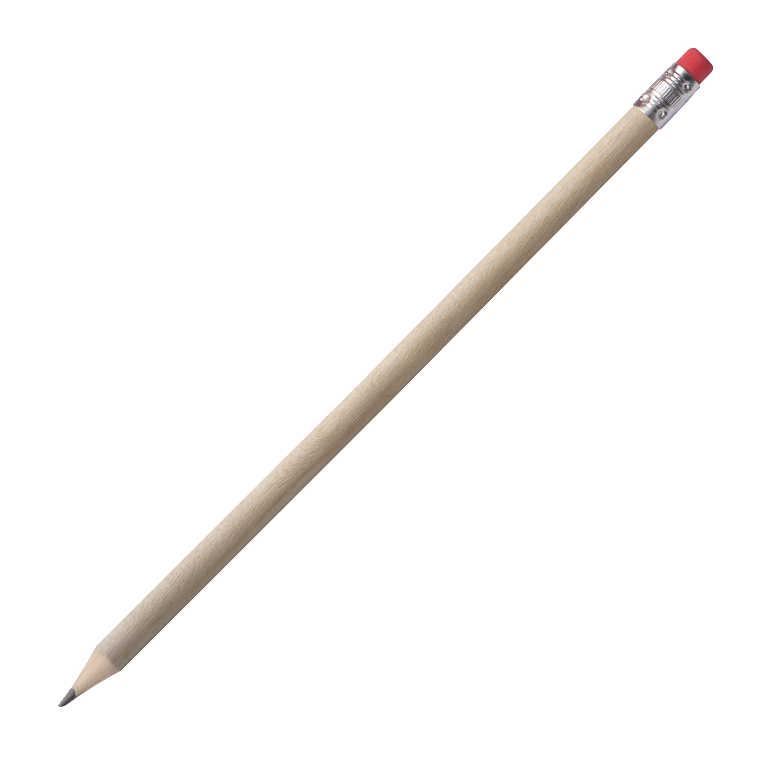 Vue 4 de Crayon à papier avec gomme Hickory