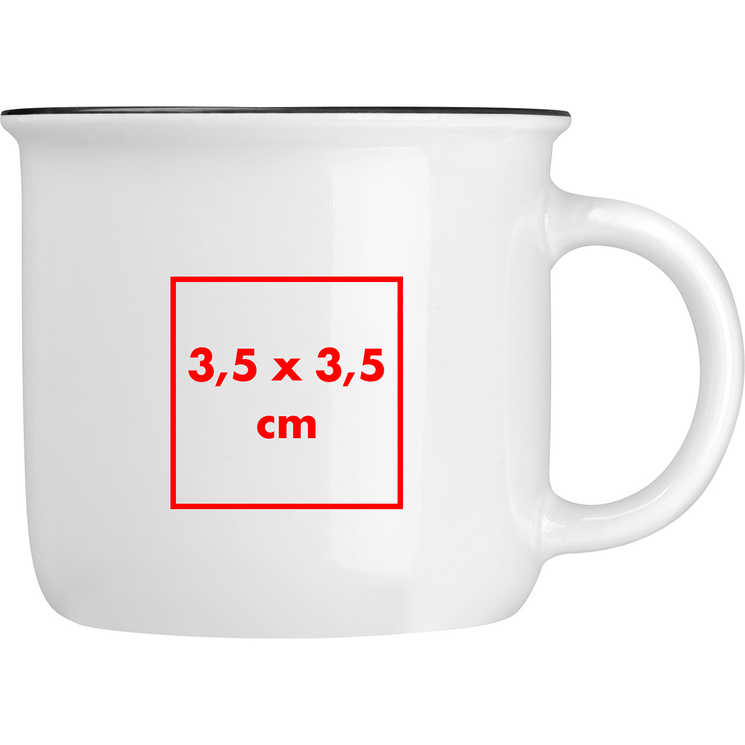 Vue 4 de Tasse en céramique Trapani
