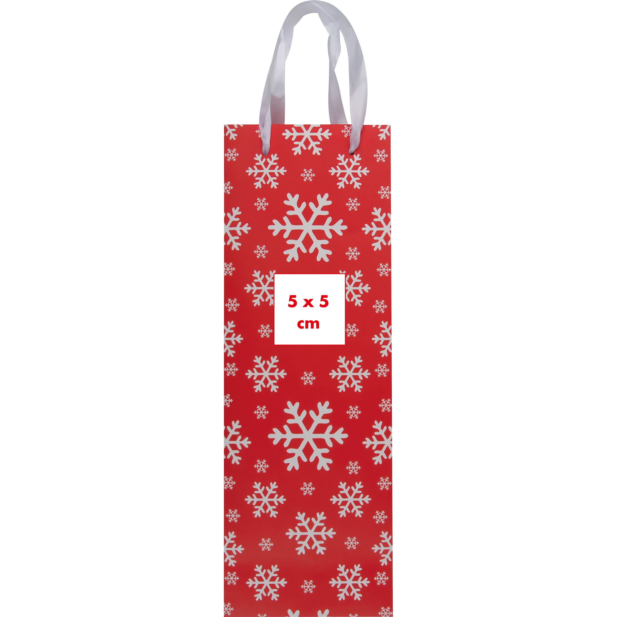 Vue 3 de Sac pour vin avec motif de noel