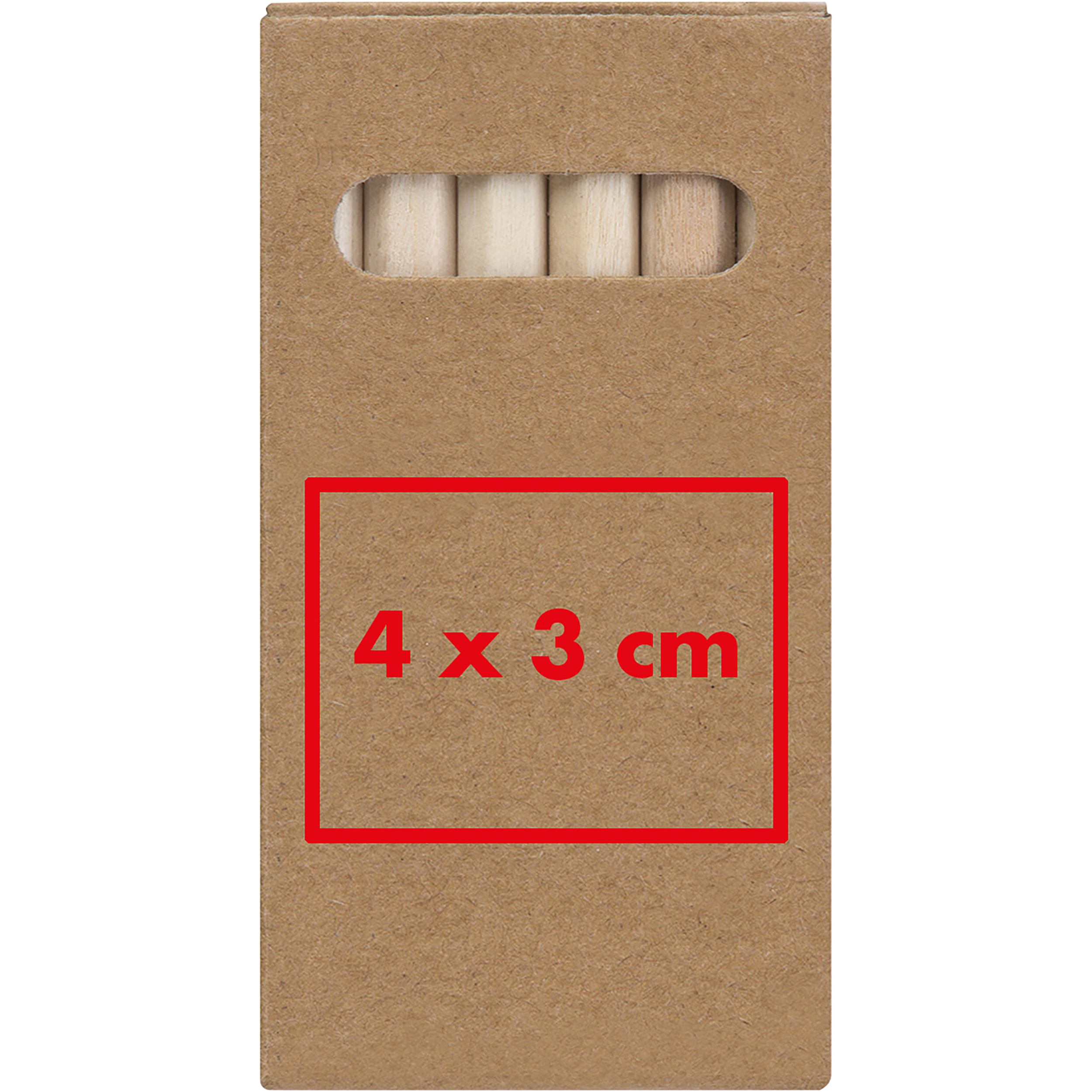 Vue 2 de Crayons de couleurs en bois Minnie