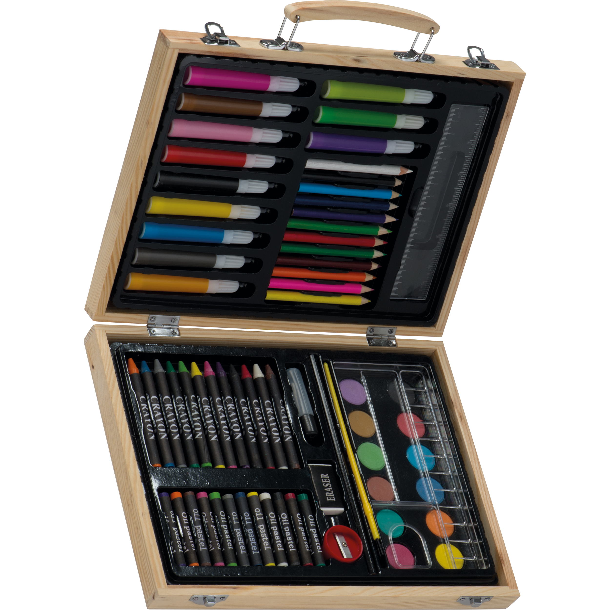Vue 3 de Grand set à dessiner en bois Maxi