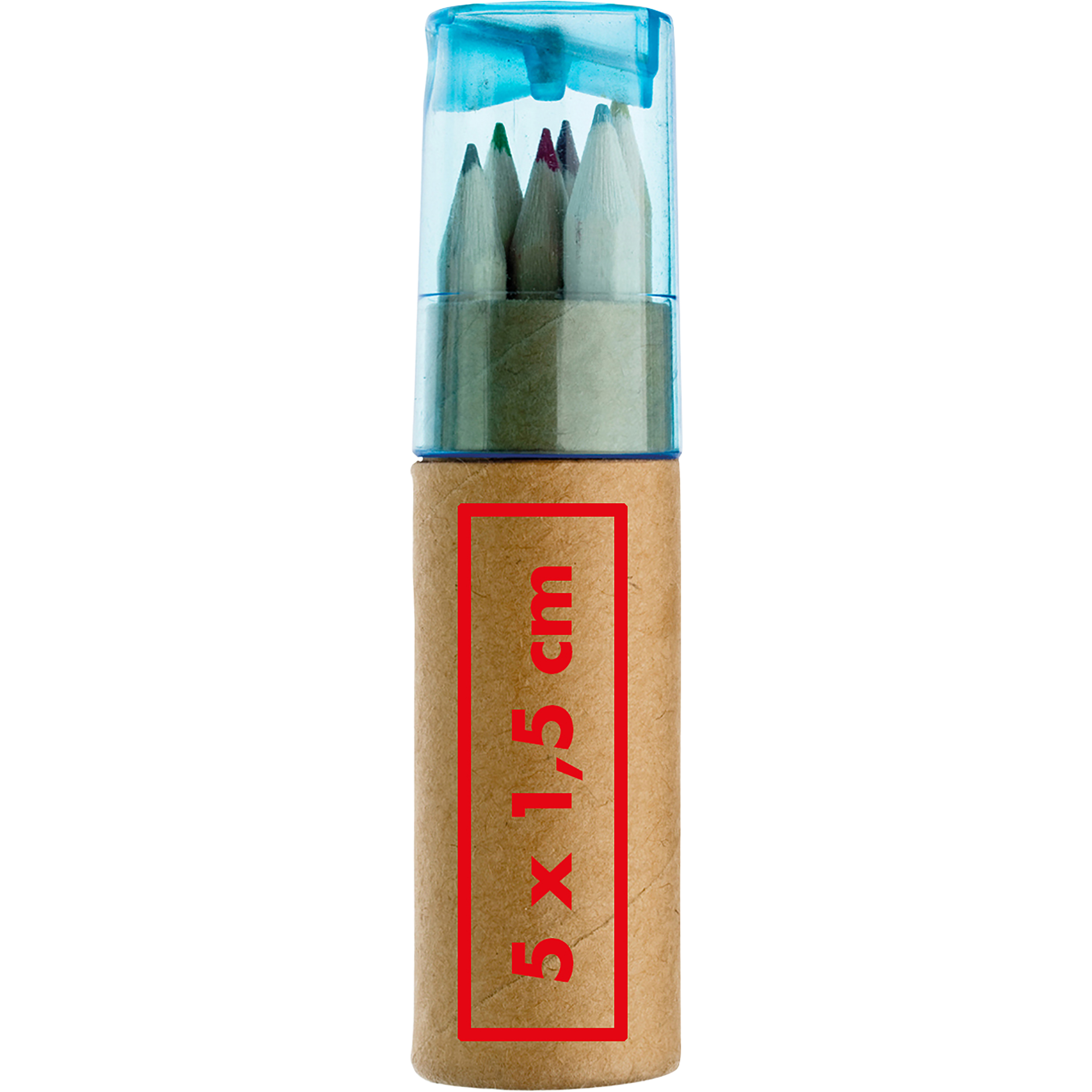 Vue 4 de Crayons de couleurs en bois Becky