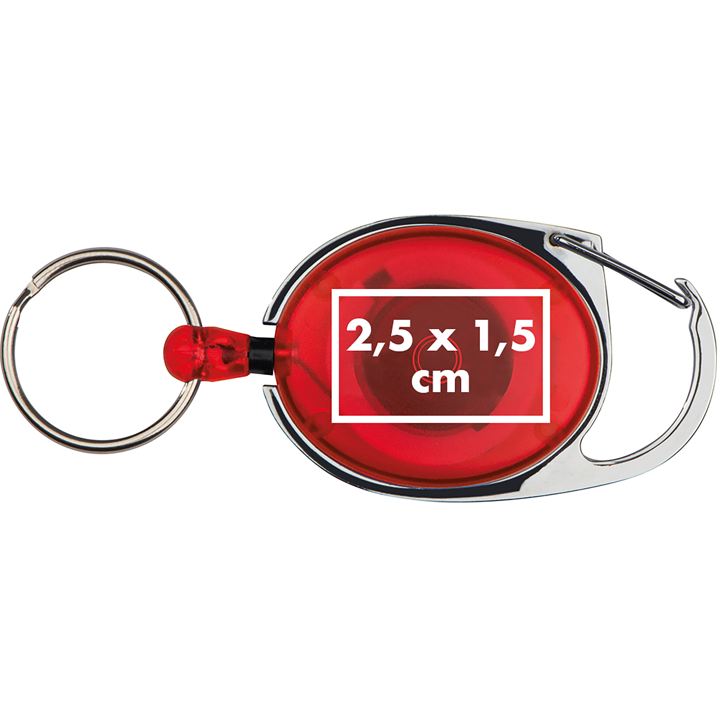 Vue 20 de Mousqueton avec bague et clip Employee