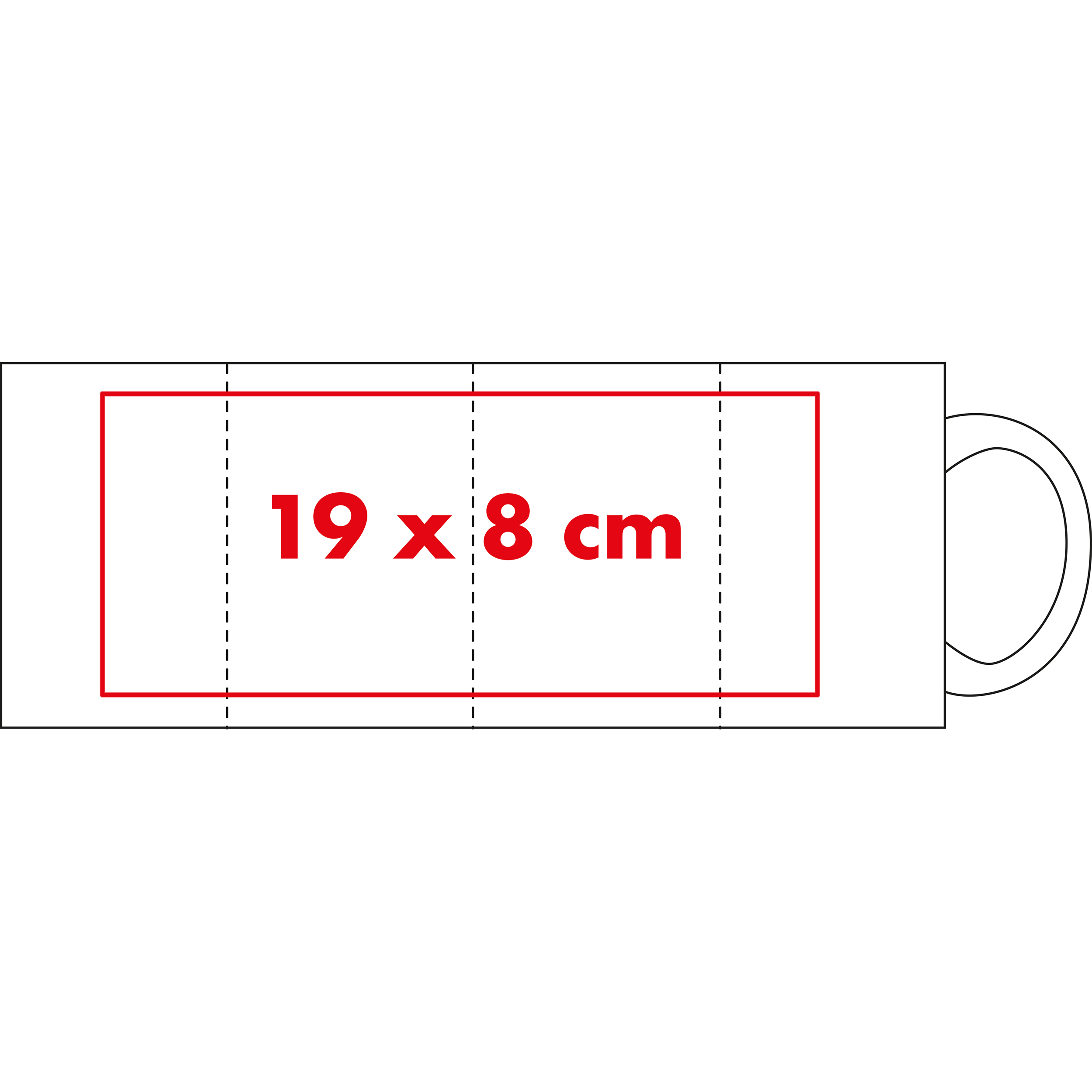 Vue 4 de Tasse sublimation Vieste