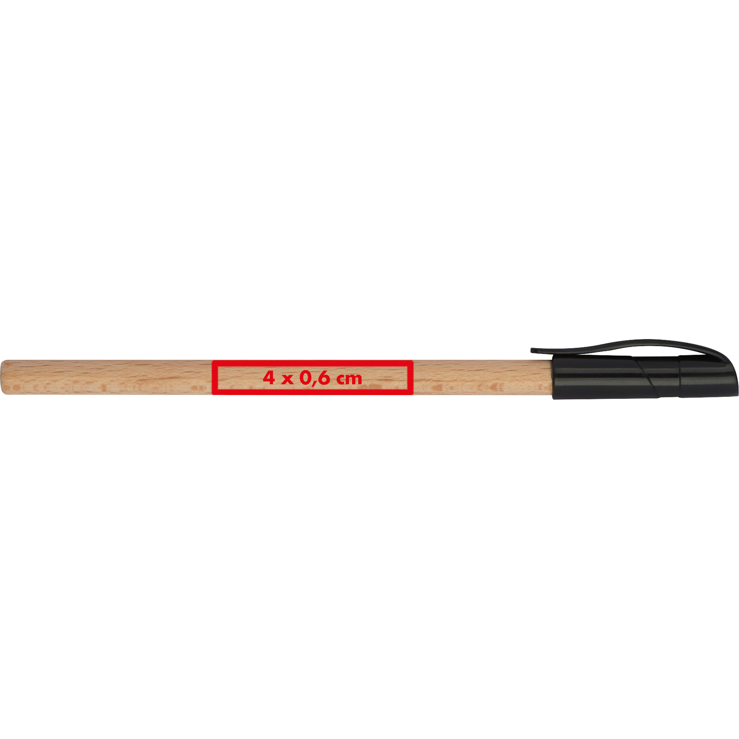 Vue 4 de Stylo à bille en bois Palmdale