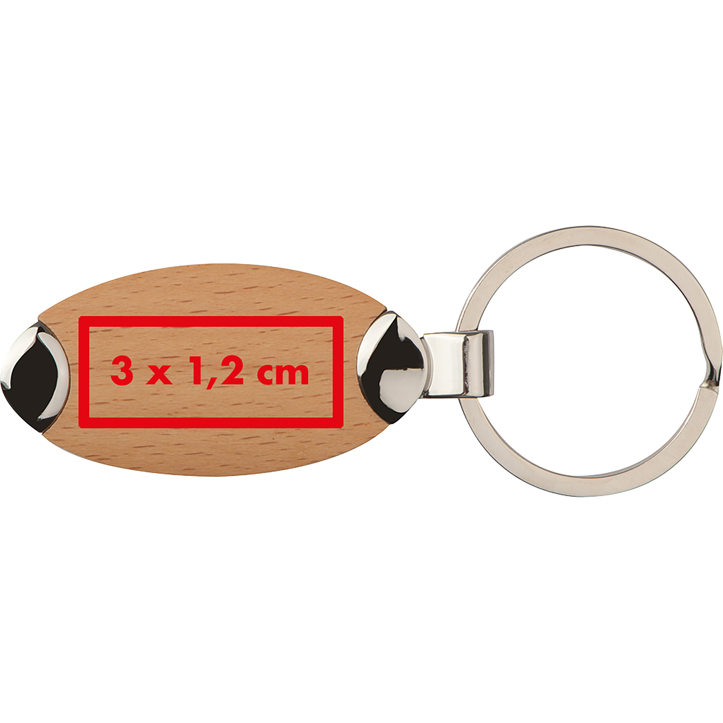 Vue 4 de Porte-clés métal/bois Baltrum