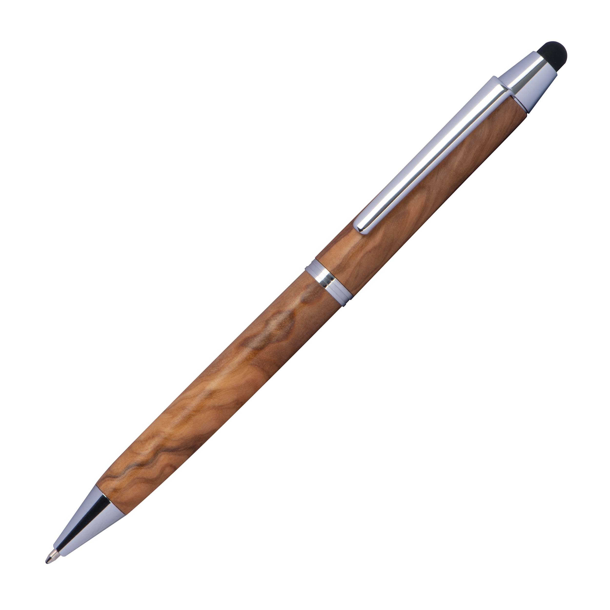 Vue 2 de Stylo en bois avec PAD Erfurt