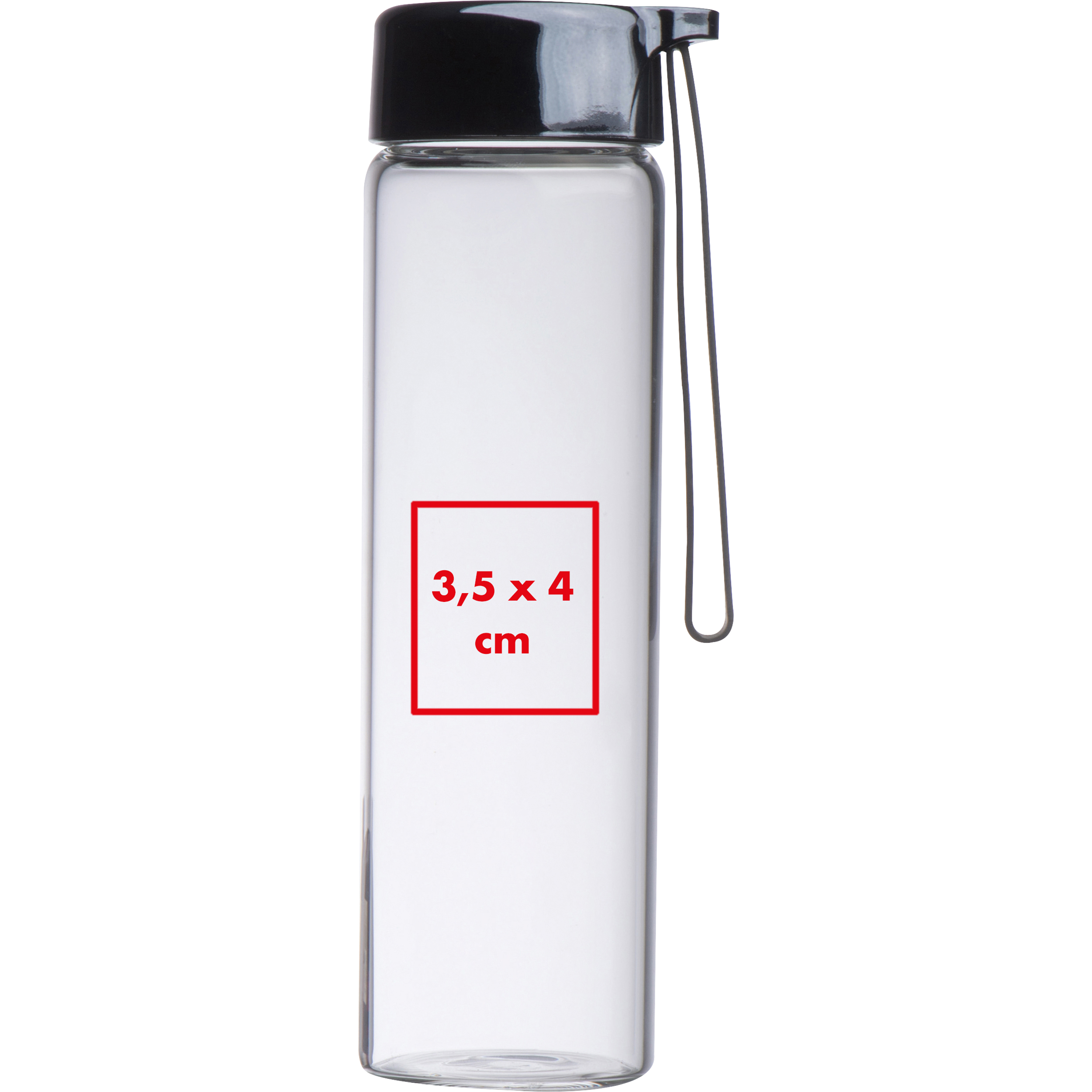 Vue 4 de Bouteille en verre avec couvercle en PP Sevilla