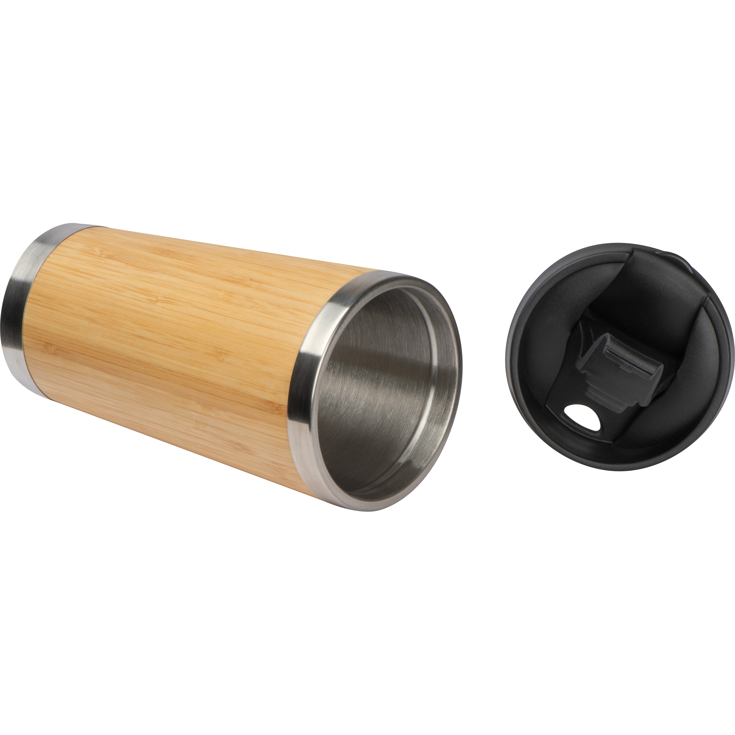 Vue 3 de Gobelet en acier inoxydable Bamboogarden