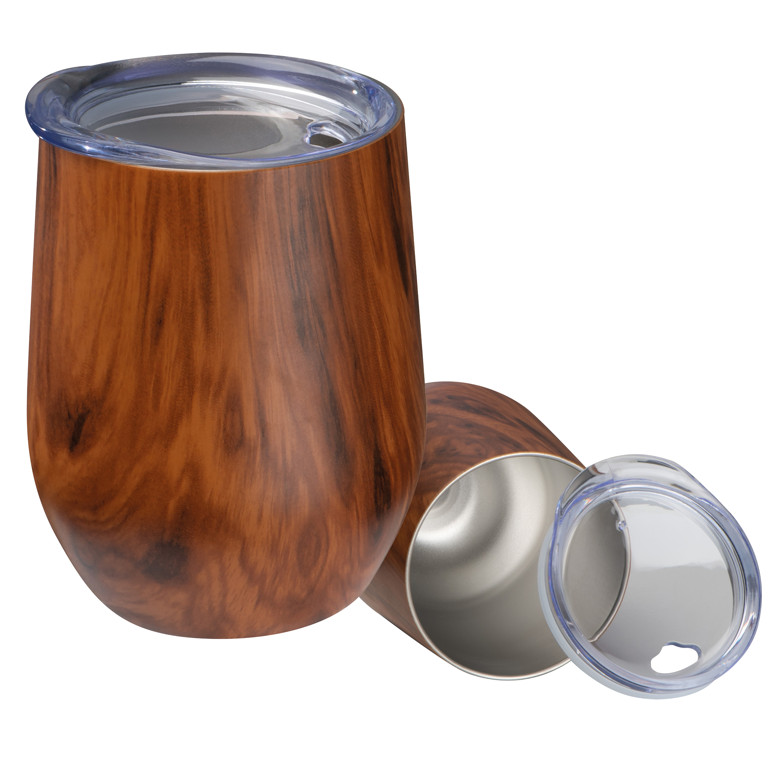 Gobelet en acier avec optique en bois Brighton
