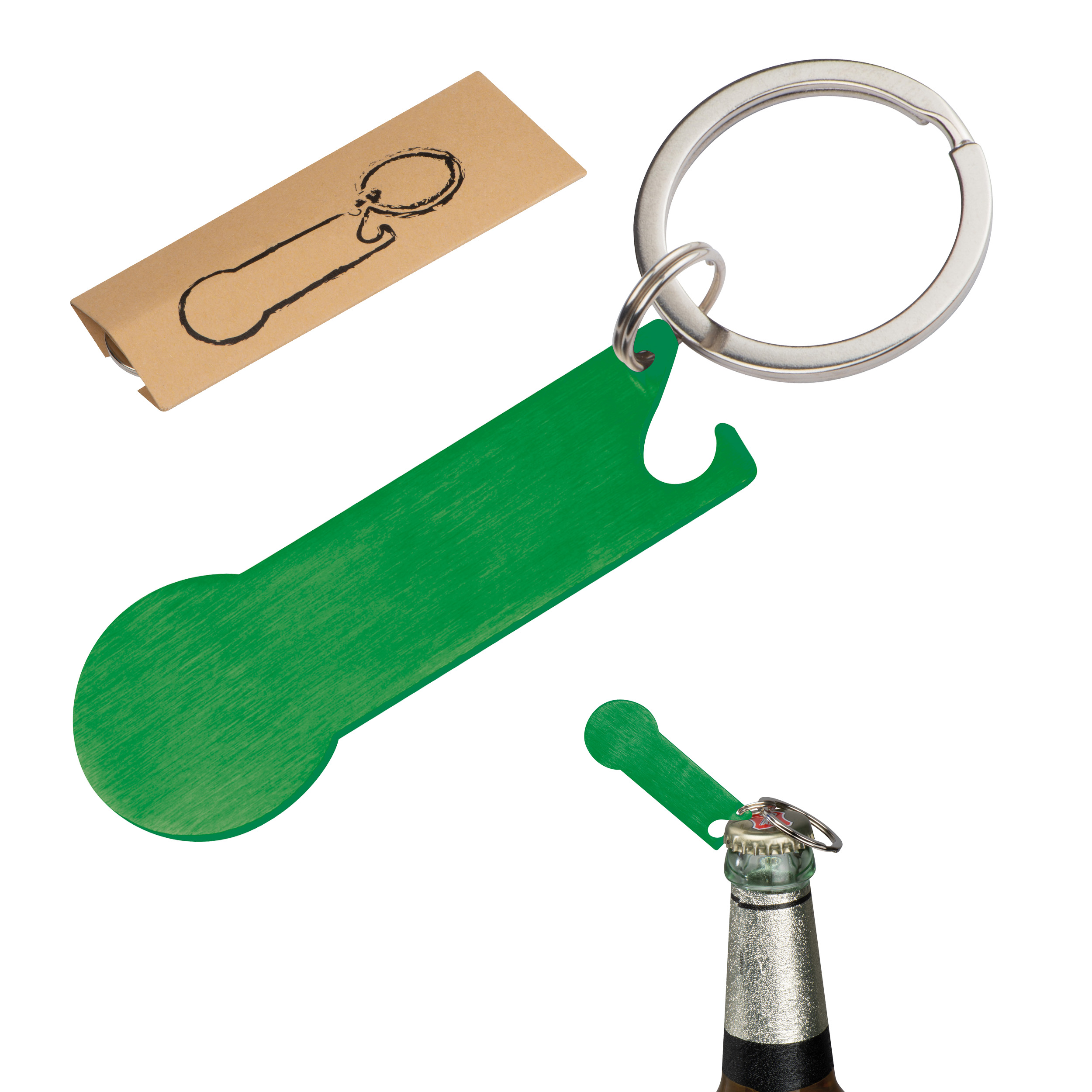 Vue 21 de Porte-clés avec puce dachat Stickit