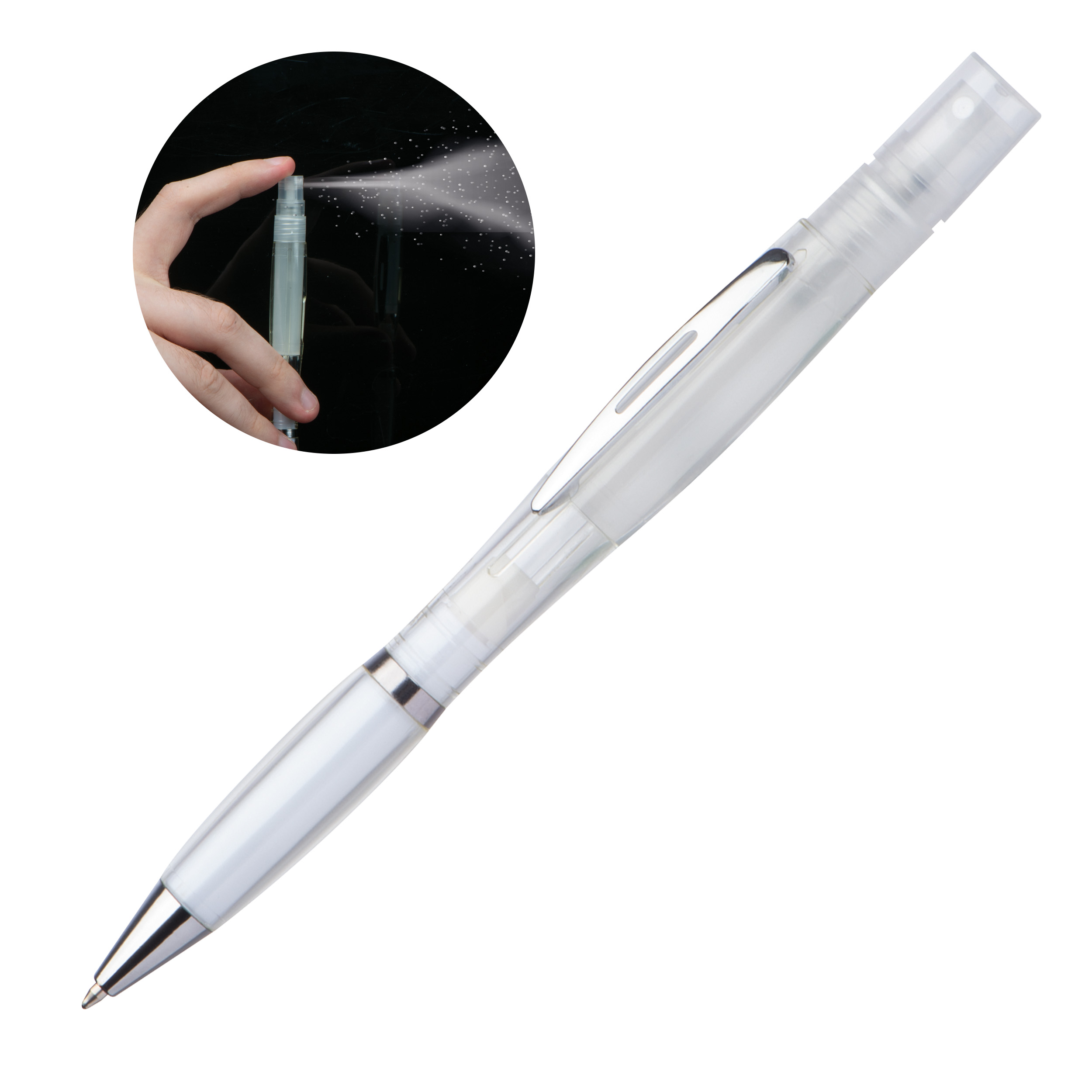 Stylo à bille avec vaporisateur Charleroi