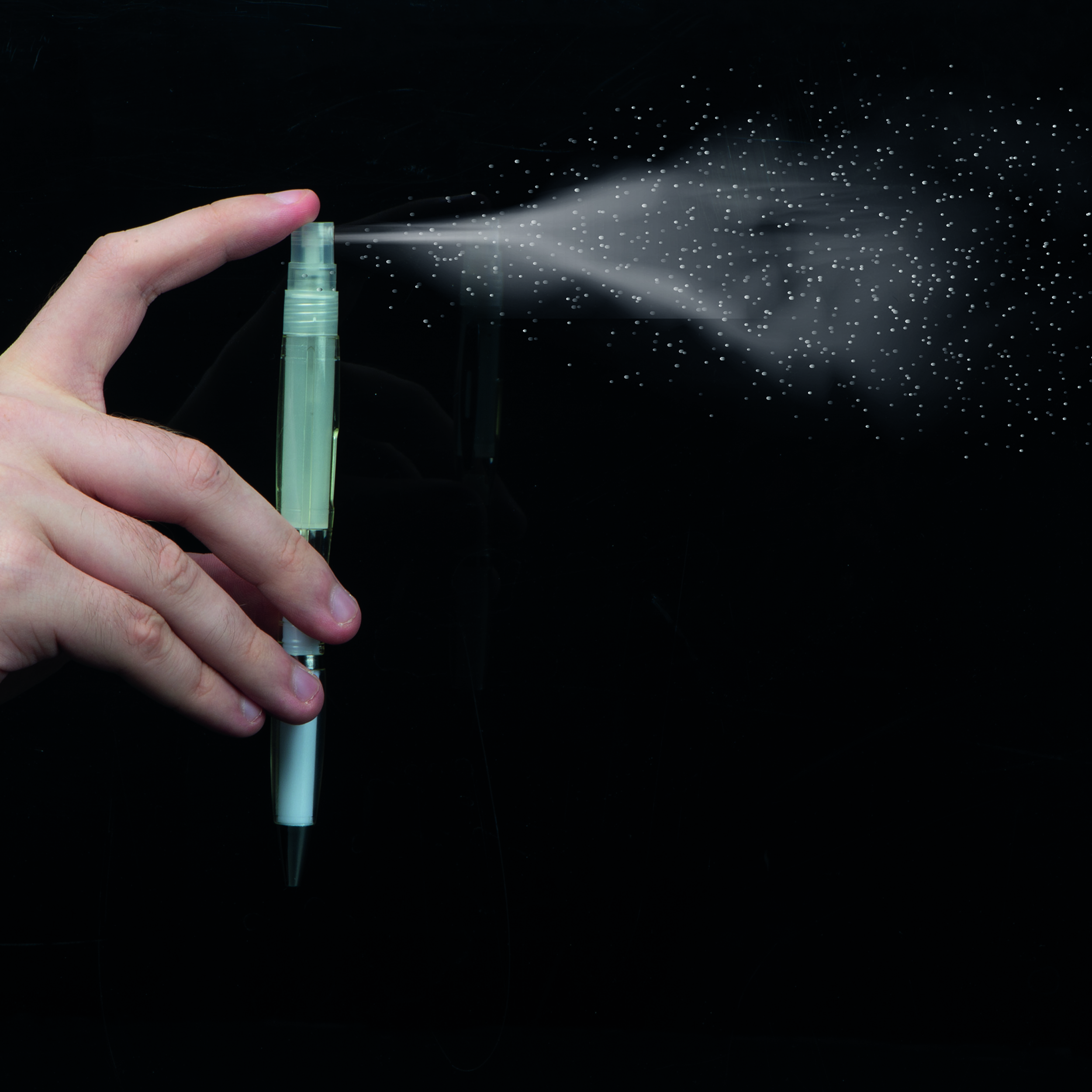 Vue 3 de Stylo à bille avec vaporisateur Charleroi