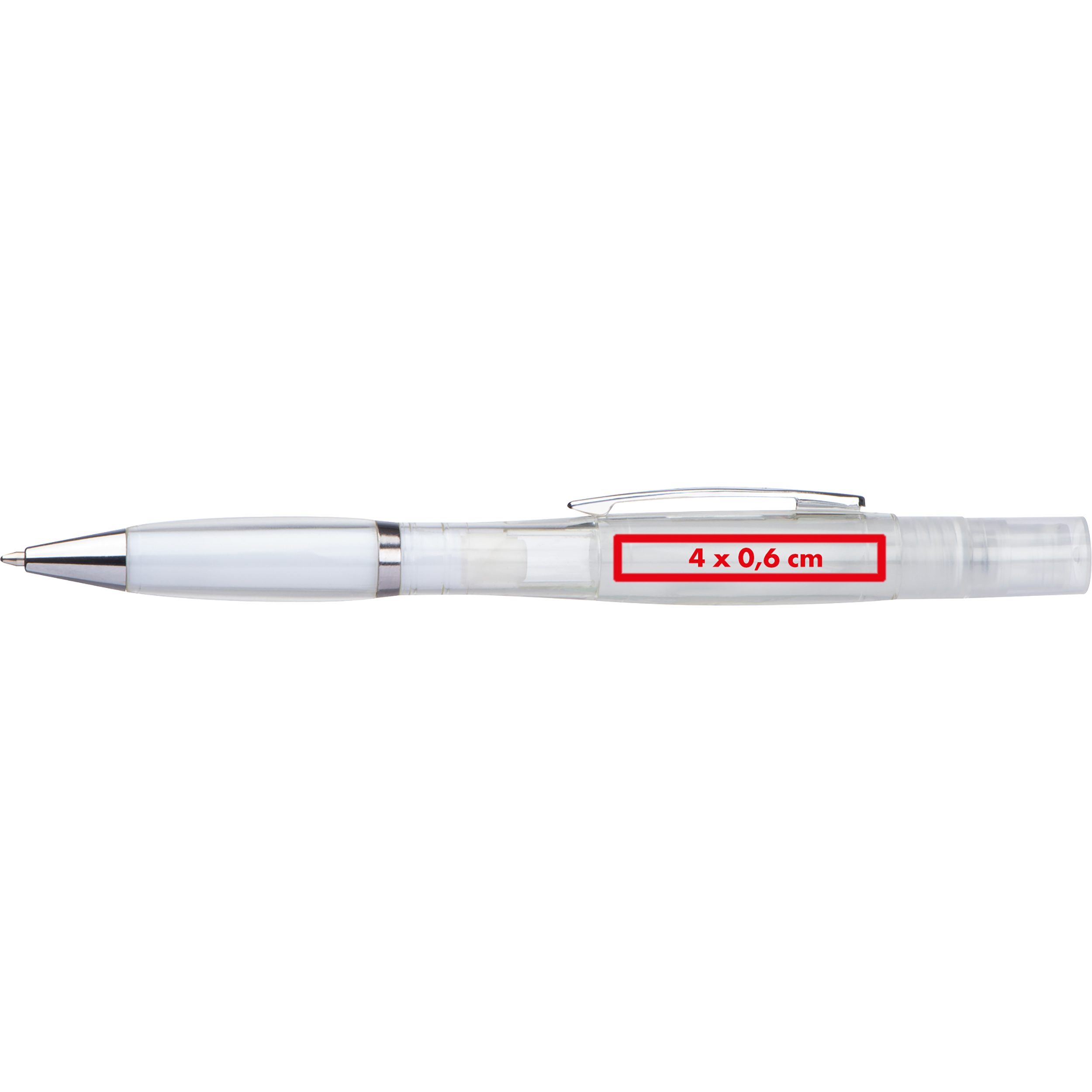 Vue 4 de Stylo à bille avec vaporisateur Charleroi