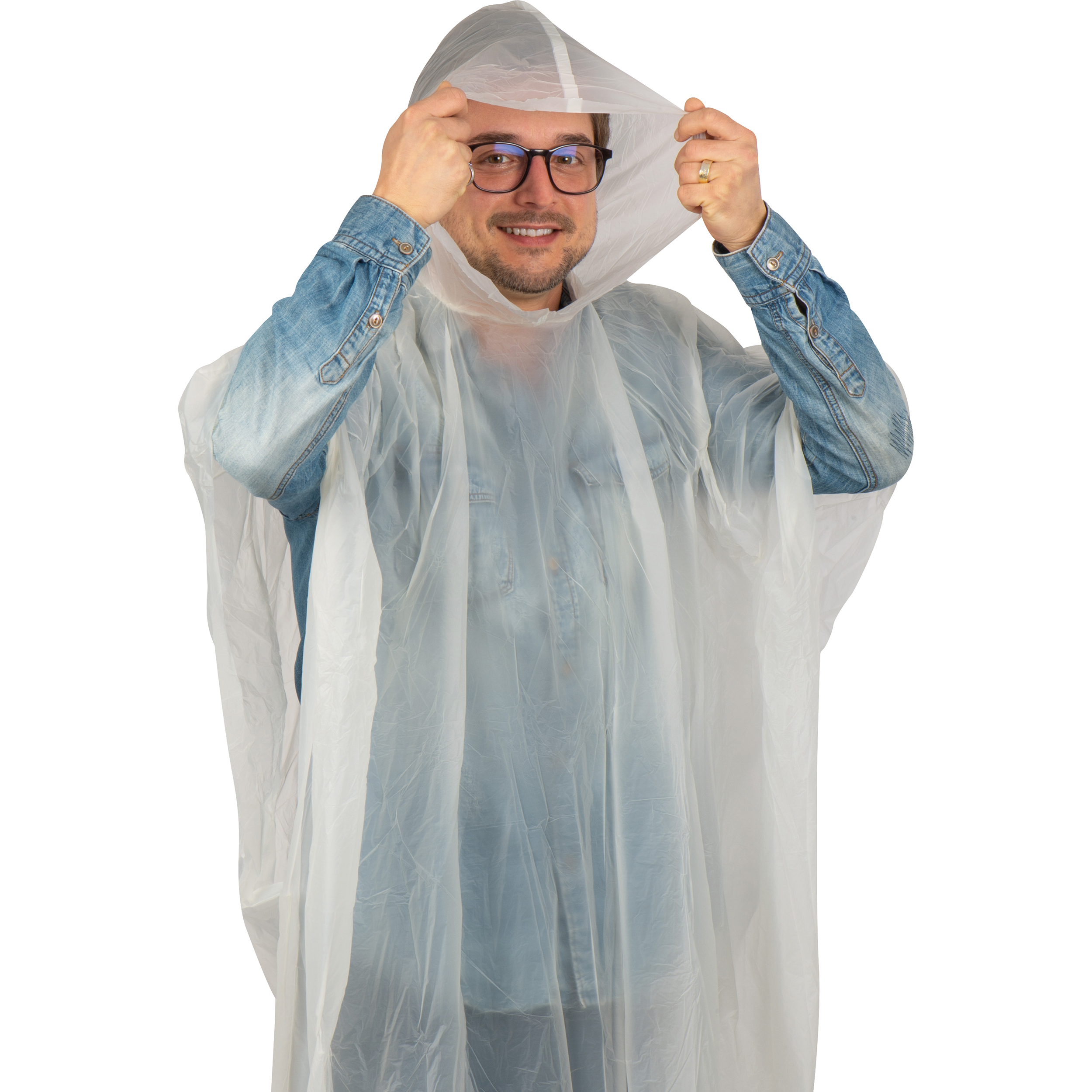Vue 3 de Poncho compostable Fleurus