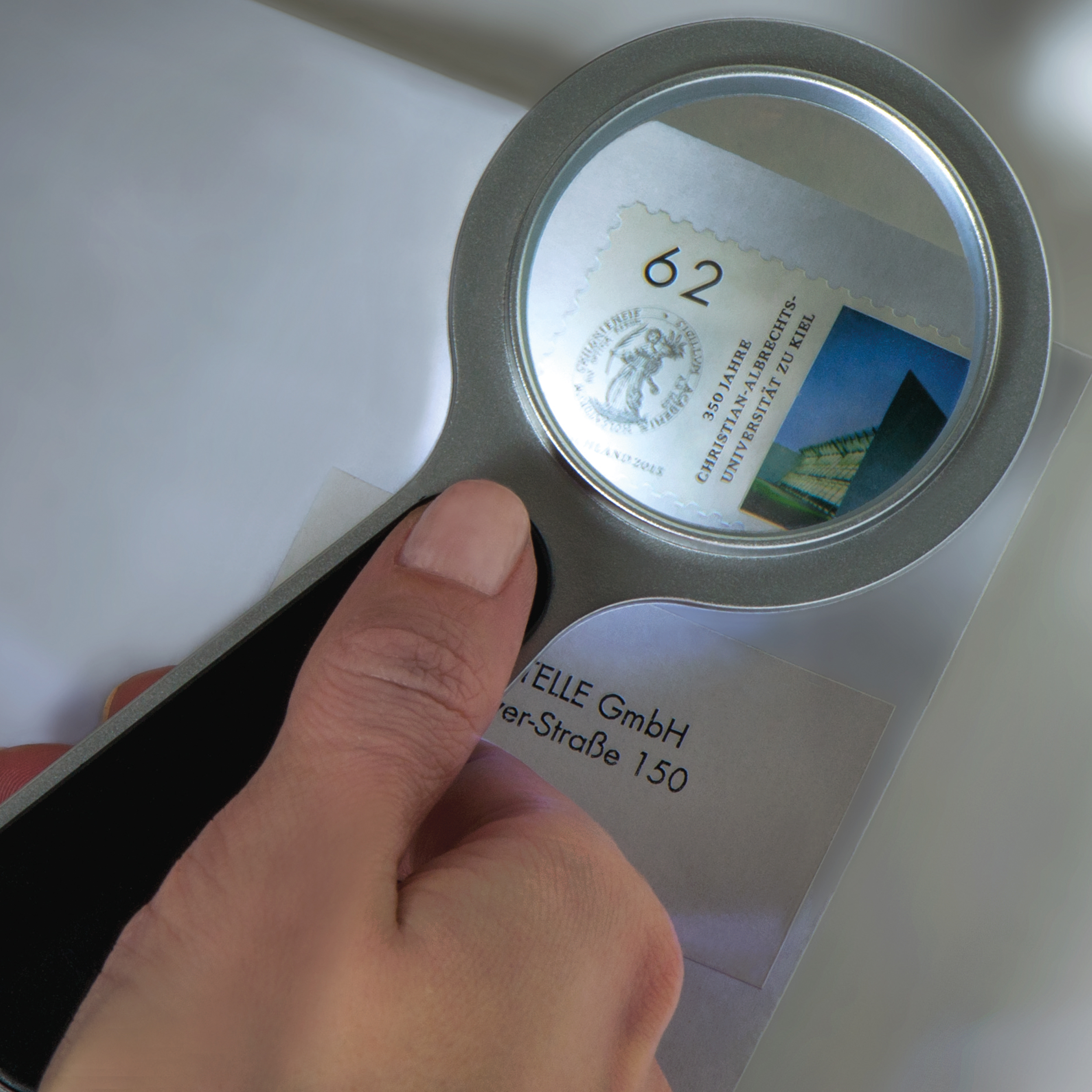 Vue 2 de Loupe avec LED Gloucester