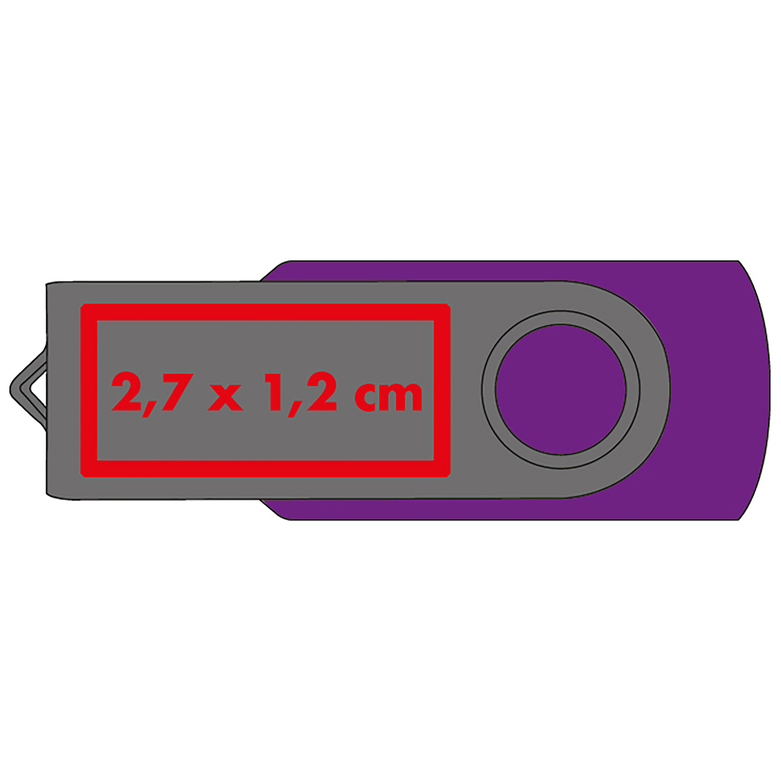 Vue 20 de Clé USB Liège 8 GB