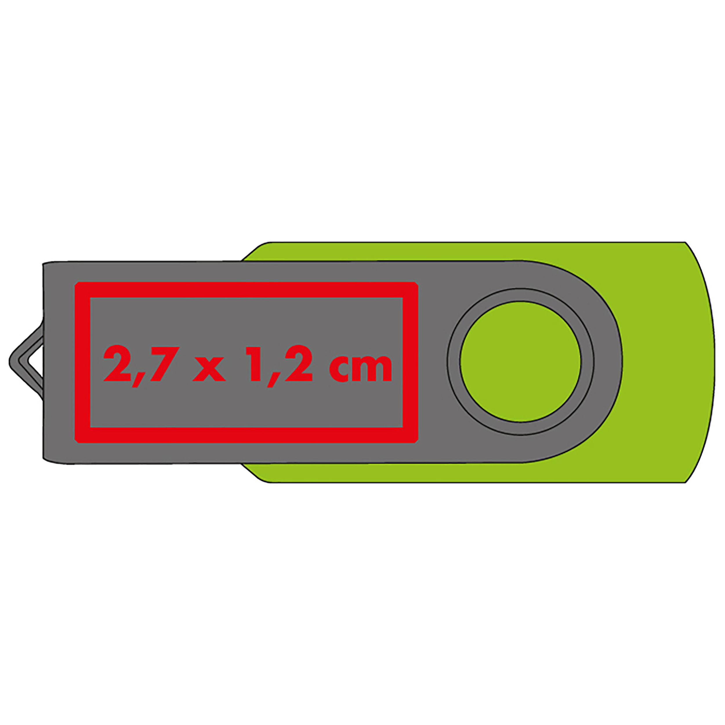 Vue 24 de Clé USB Liège 8 GB