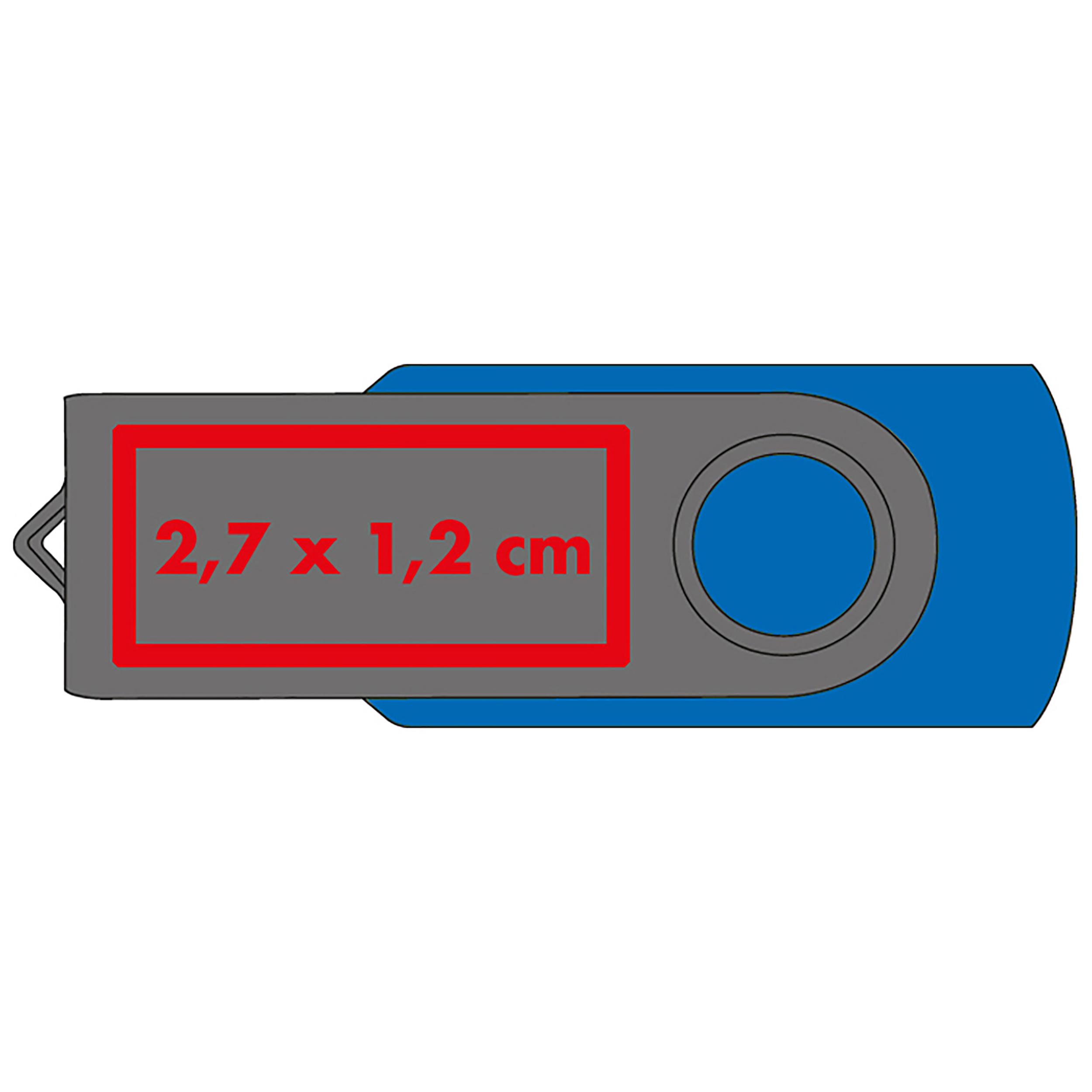 Vue 6 de Clé USB Liège 32 GB