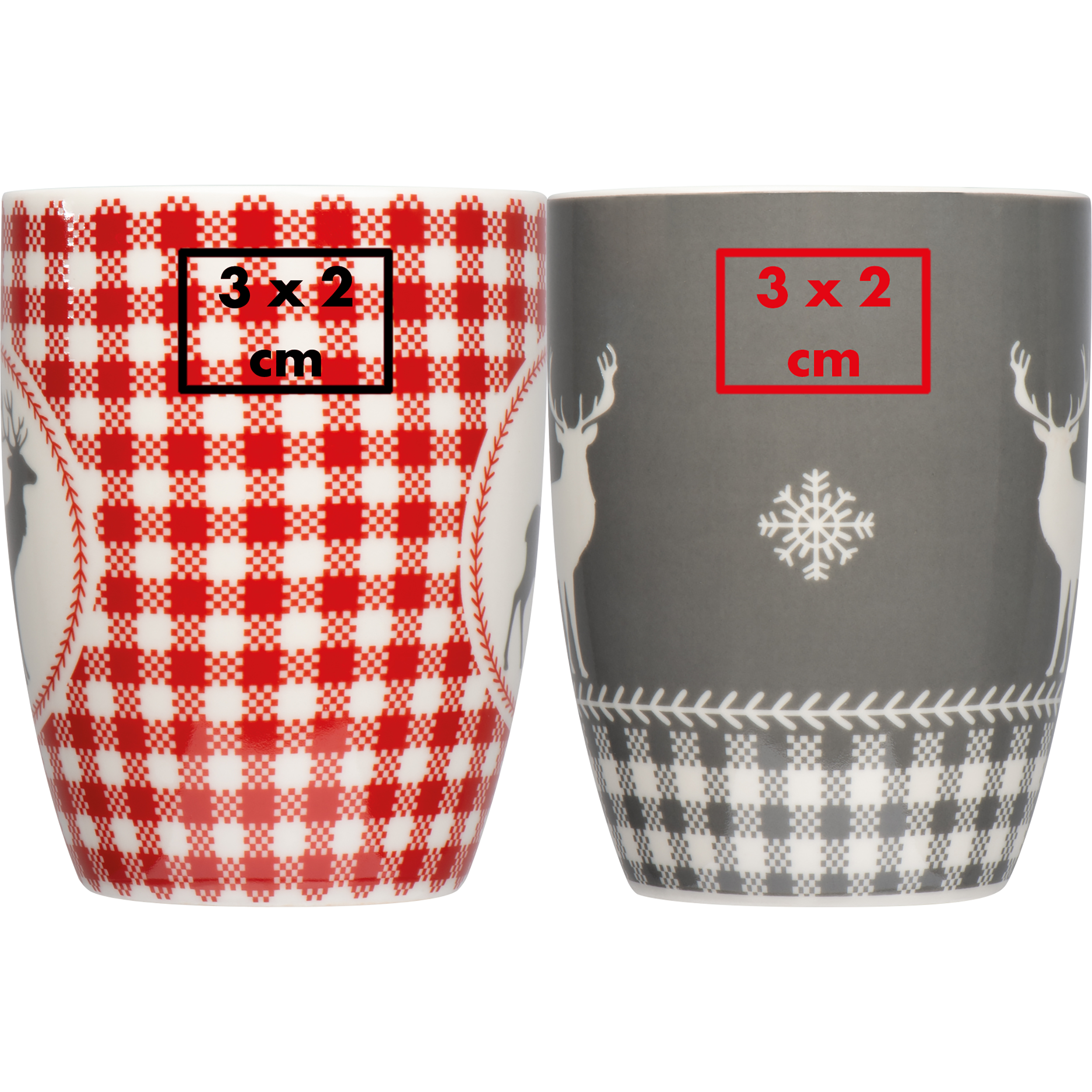 Vue 5 de Lot de 2 tasses de Noël Ankara